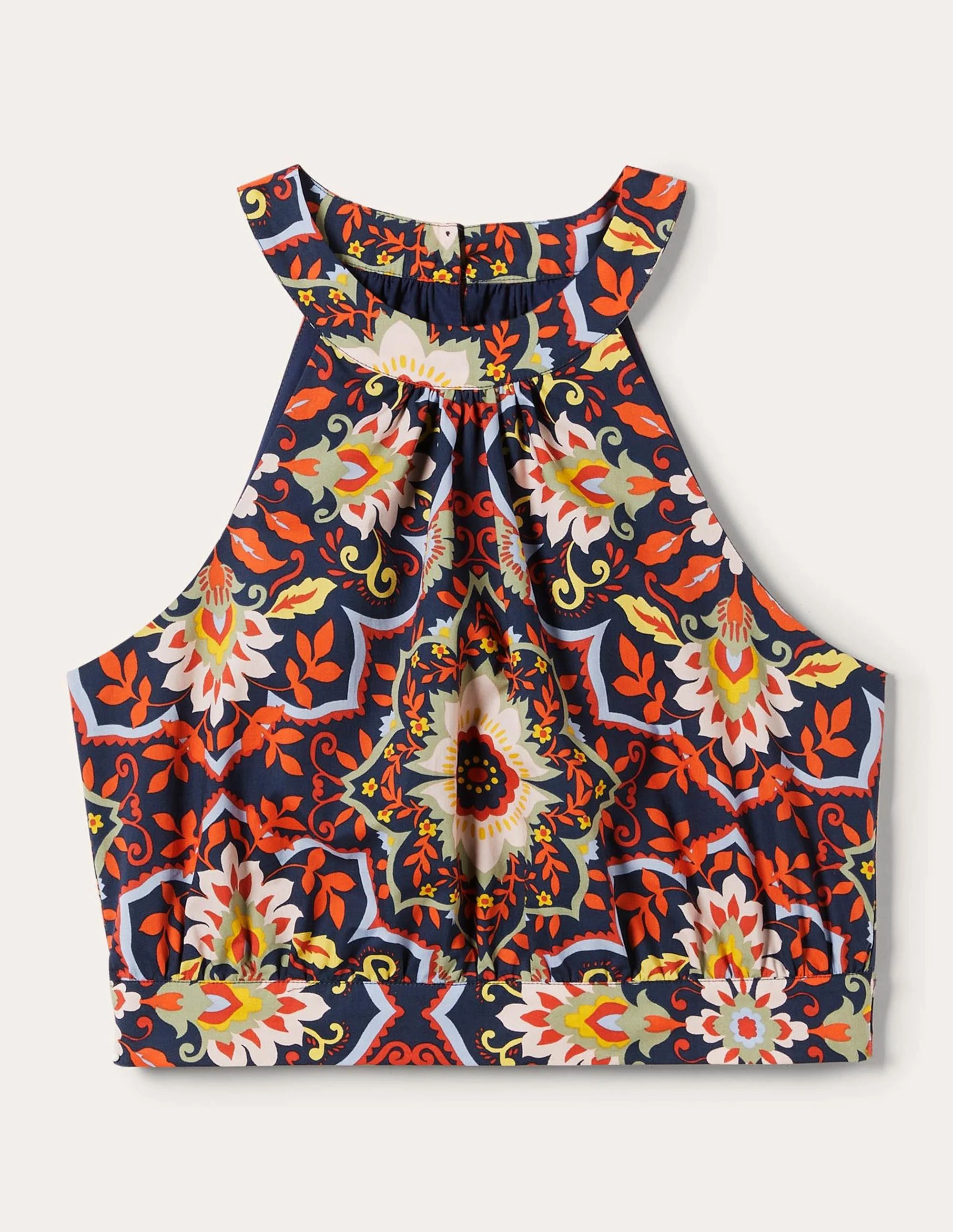 Jessica Halterneck Co-ord Top-French Navy, Bloomsbury - Image 11