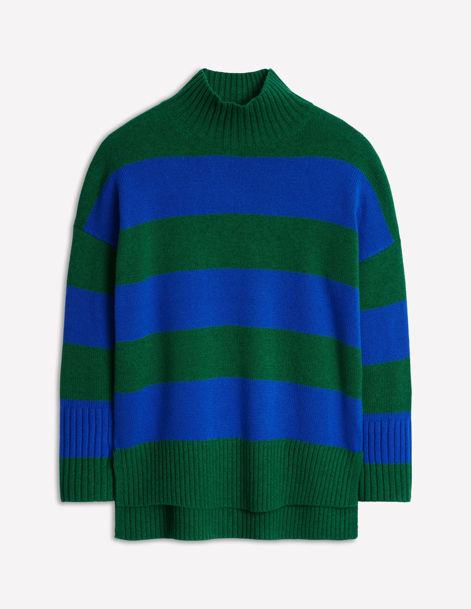 Jessica Oversized Jumper-Bavaria Green, Monarch Blue - Image 8