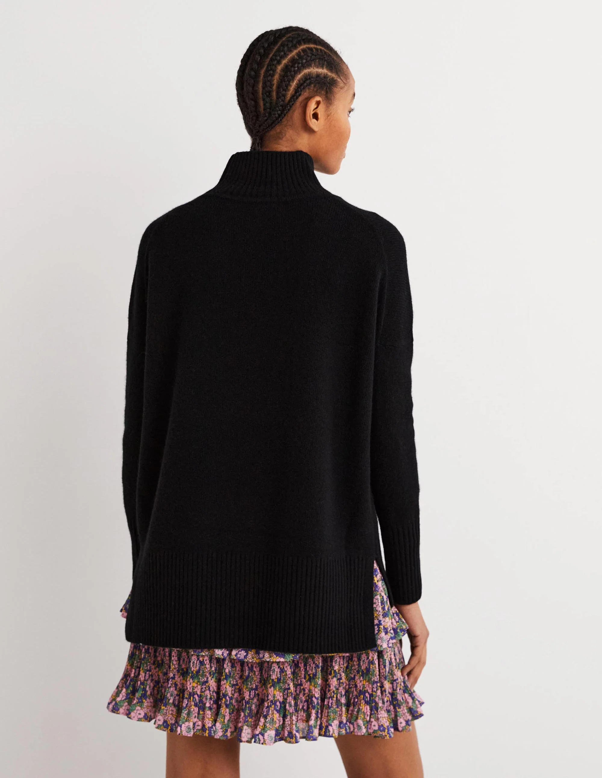Jessica Oversized Sweater-Black - Image 3