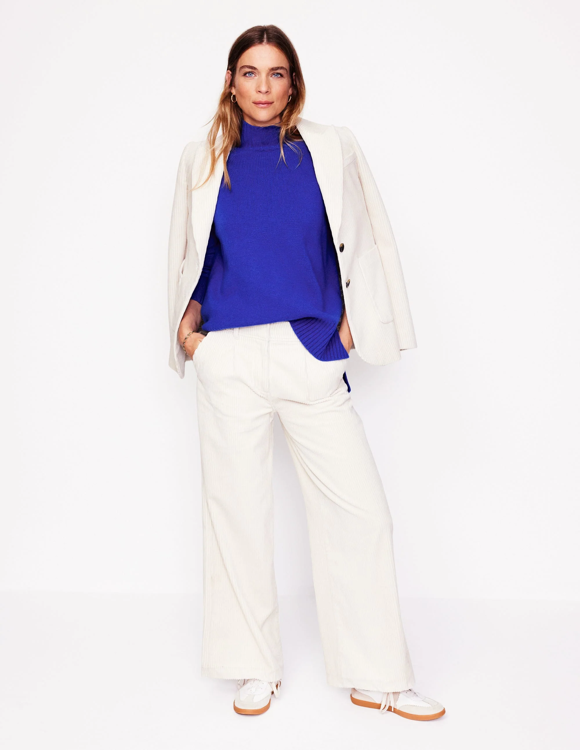 Jessica Oversized Sweater-Rich Blue - Image 5