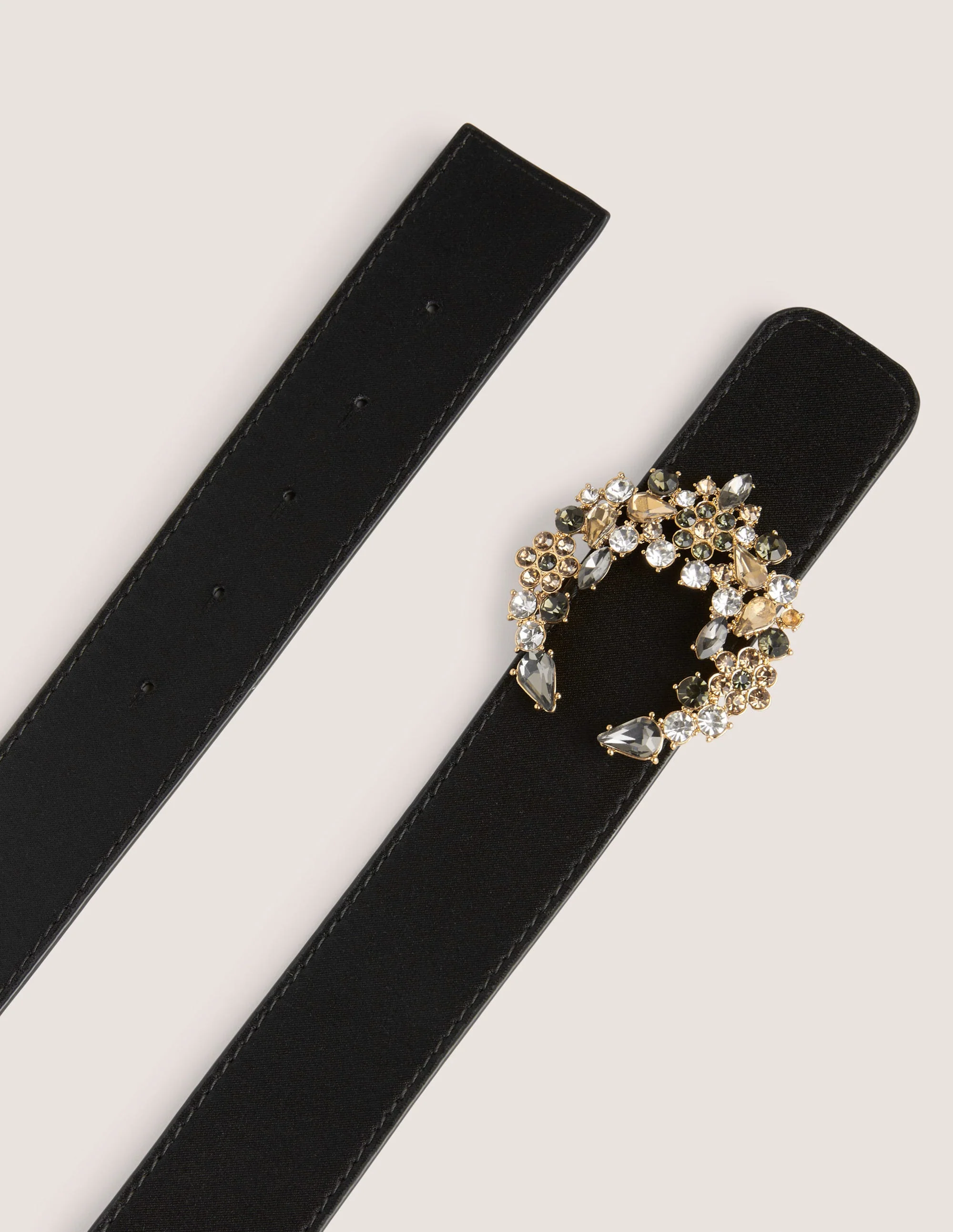 Jewel Cluster Waist Belt-Black - Image 2