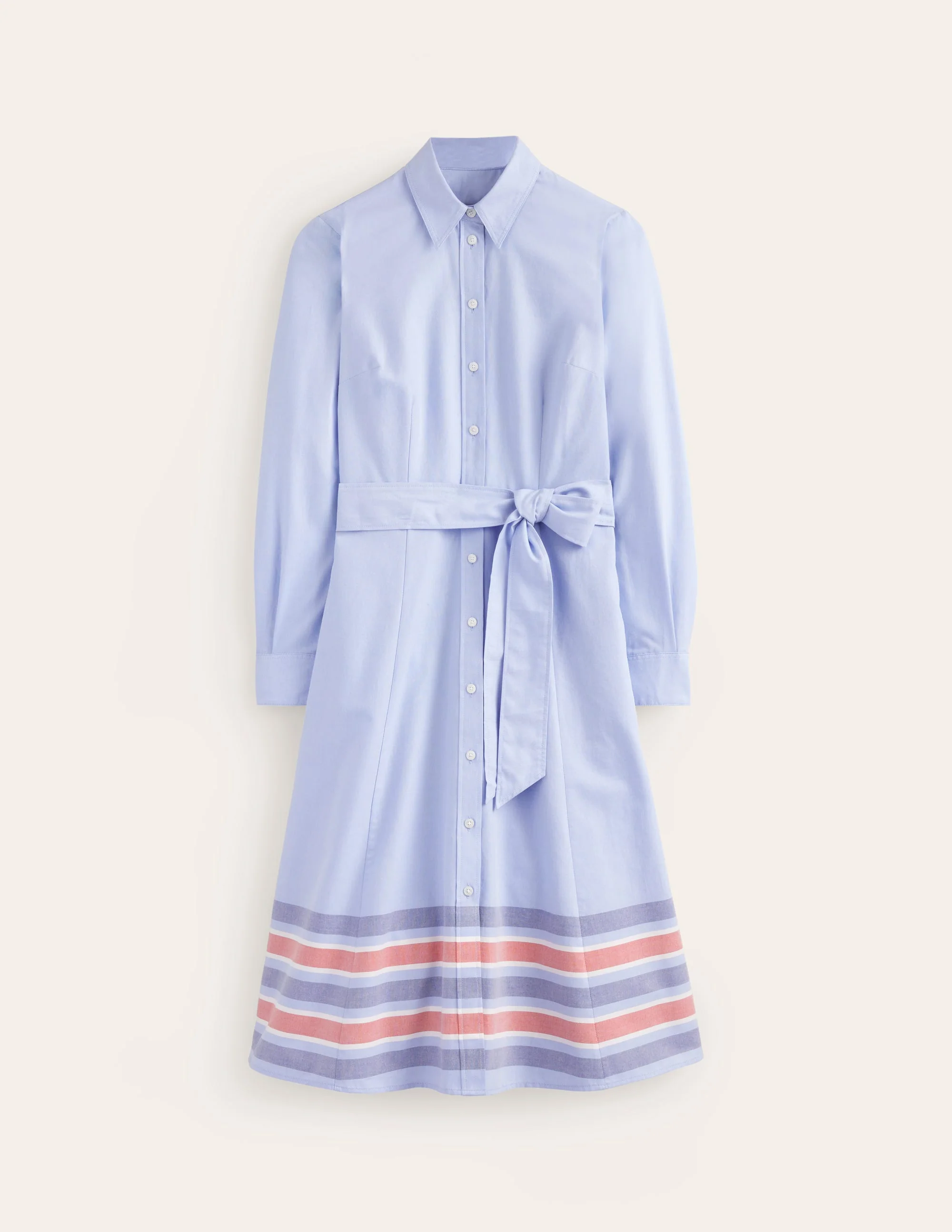 Kate Chambray Shirt Dress-Chambray - Image 9