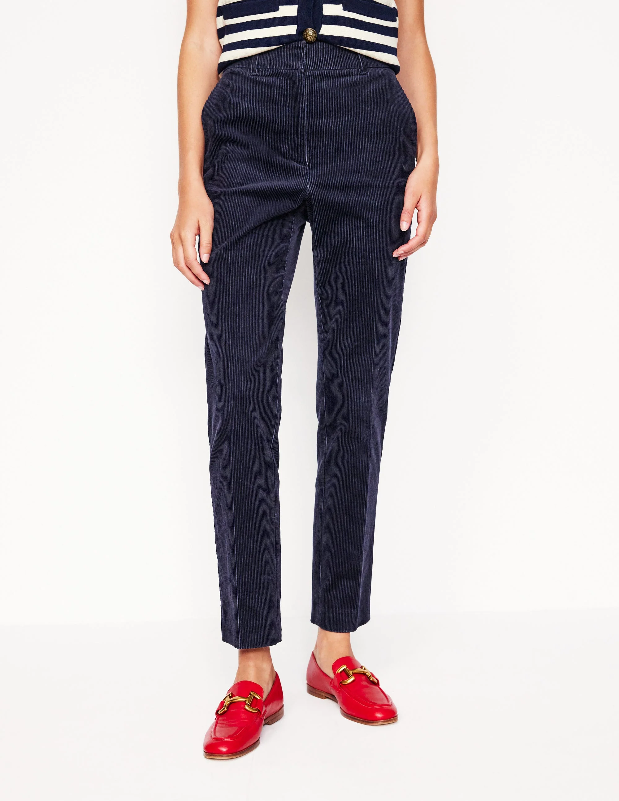 Kew Cord Pants-Navy - Image 4