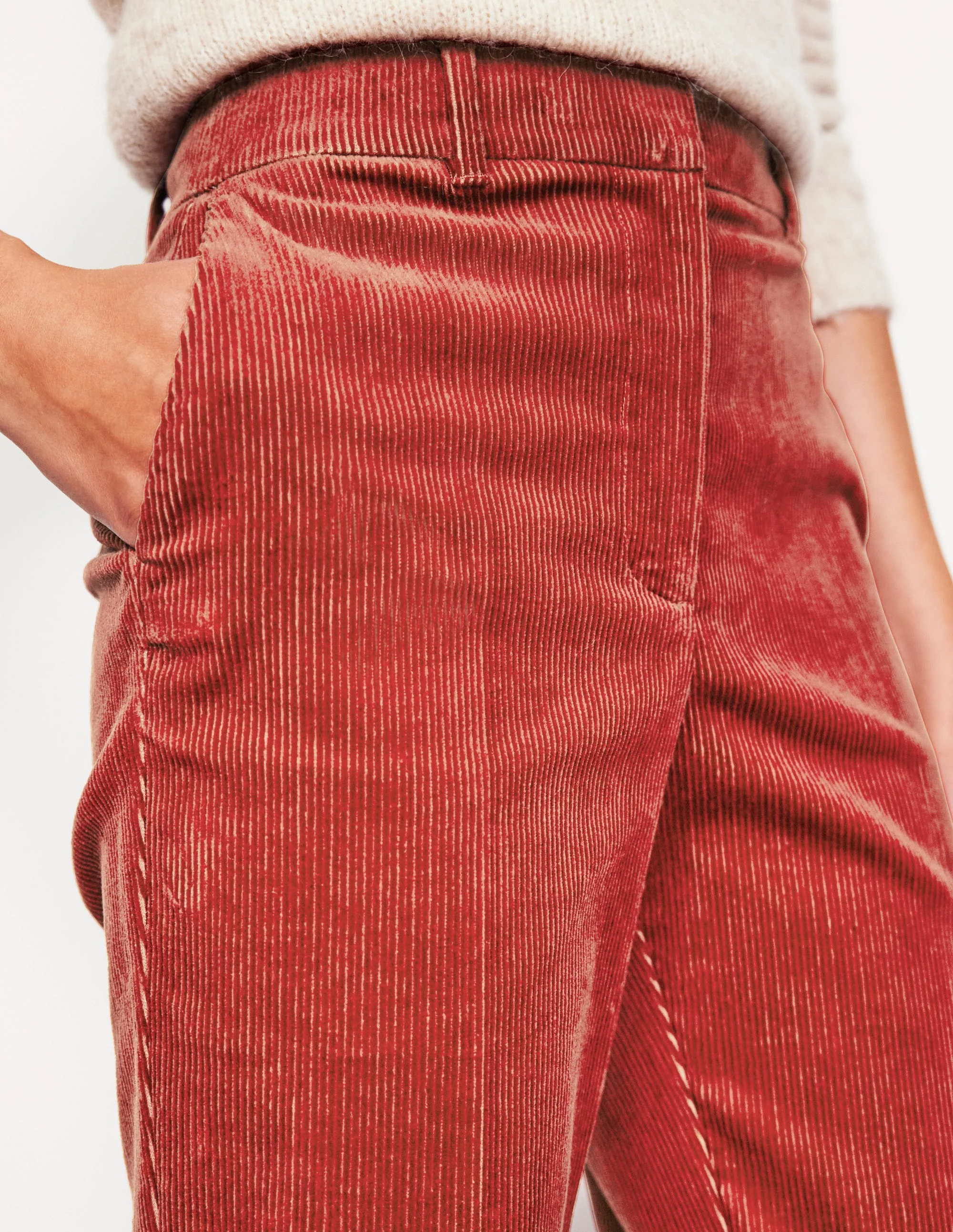Kew Cord Pants-Rust - Image 2