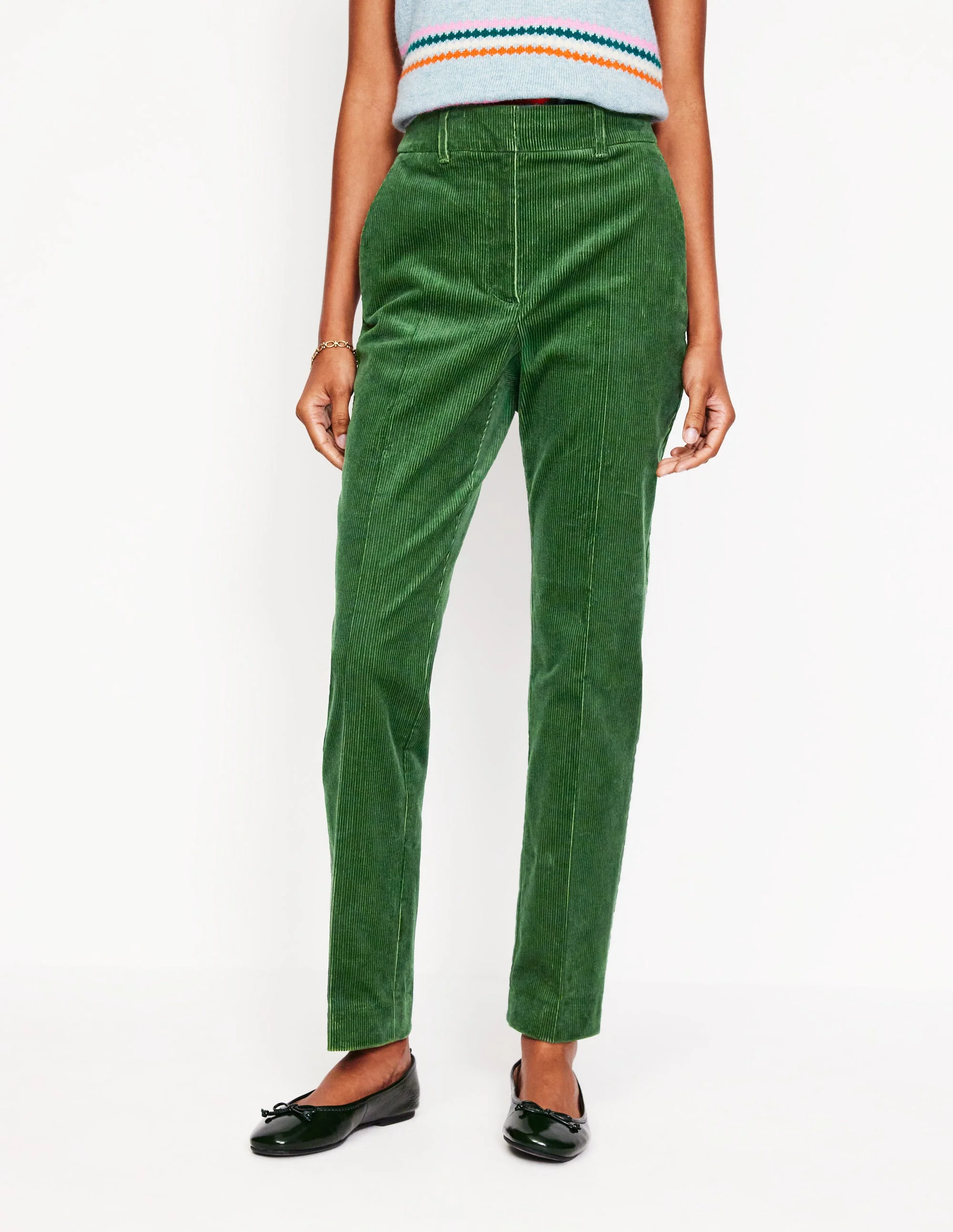 Kew Cord Pants-Winter Green - Image 4