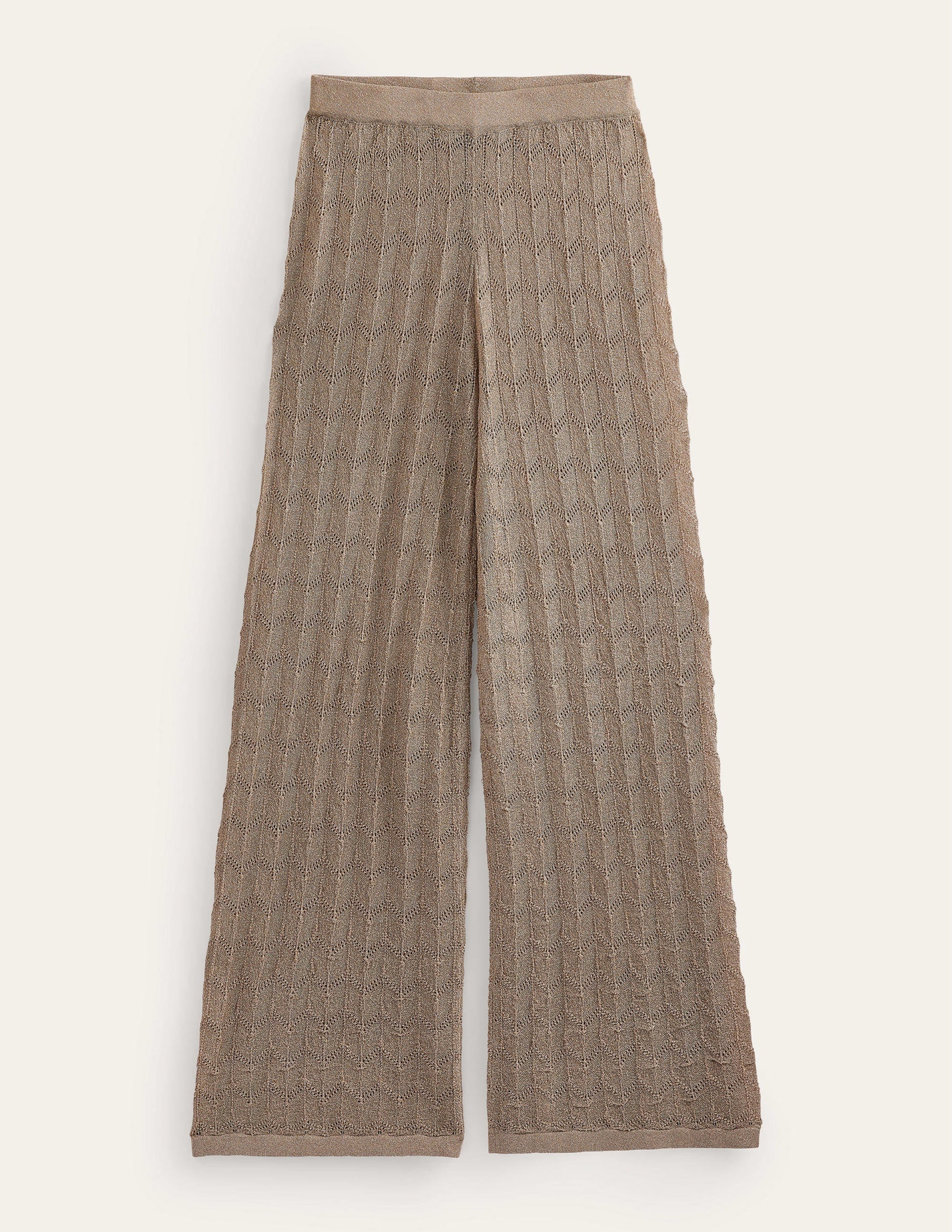 Knitted Beach Pants-Metallic Stone - Image 5