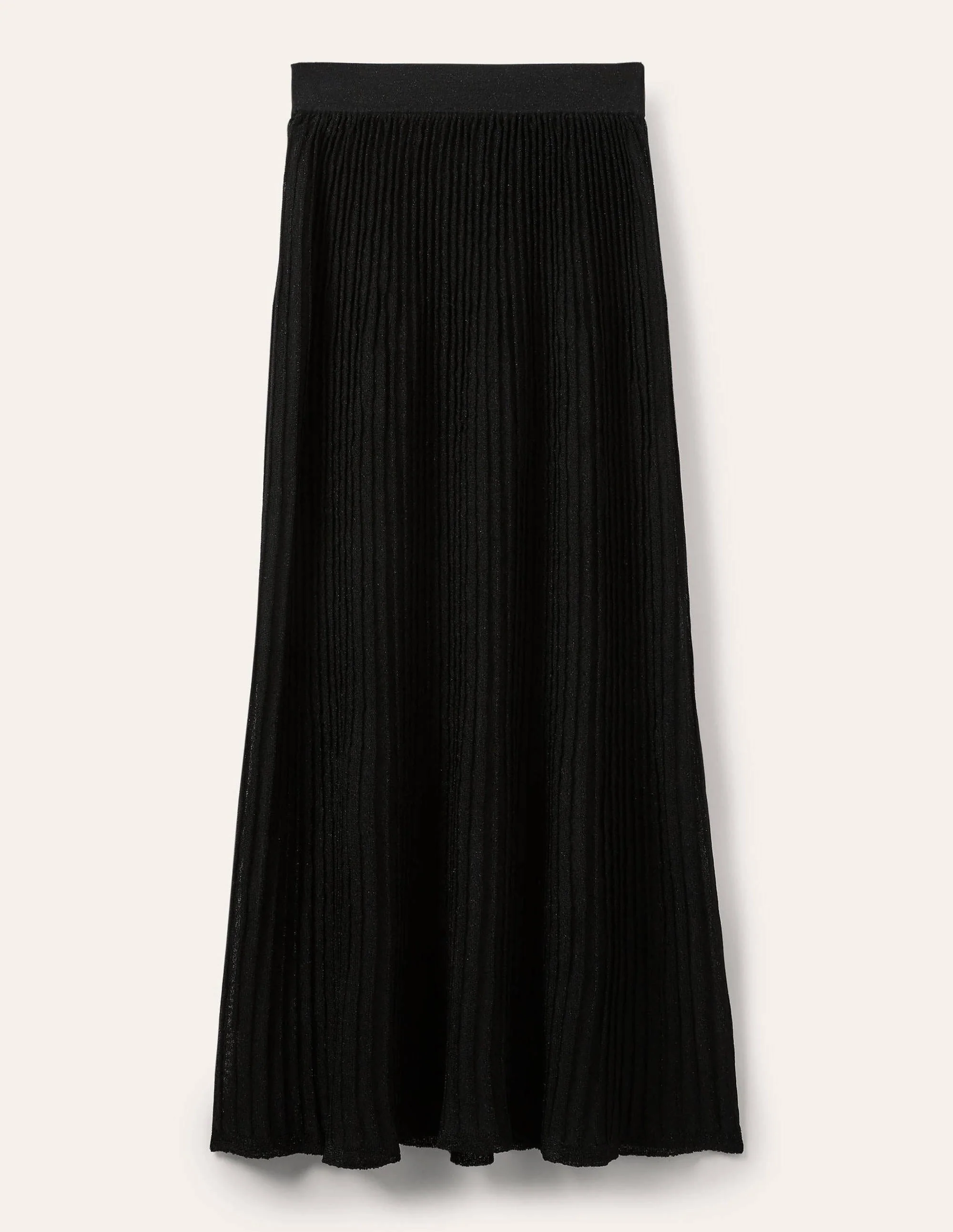 Knitted Party Skirt-Black Metallic - Image 7