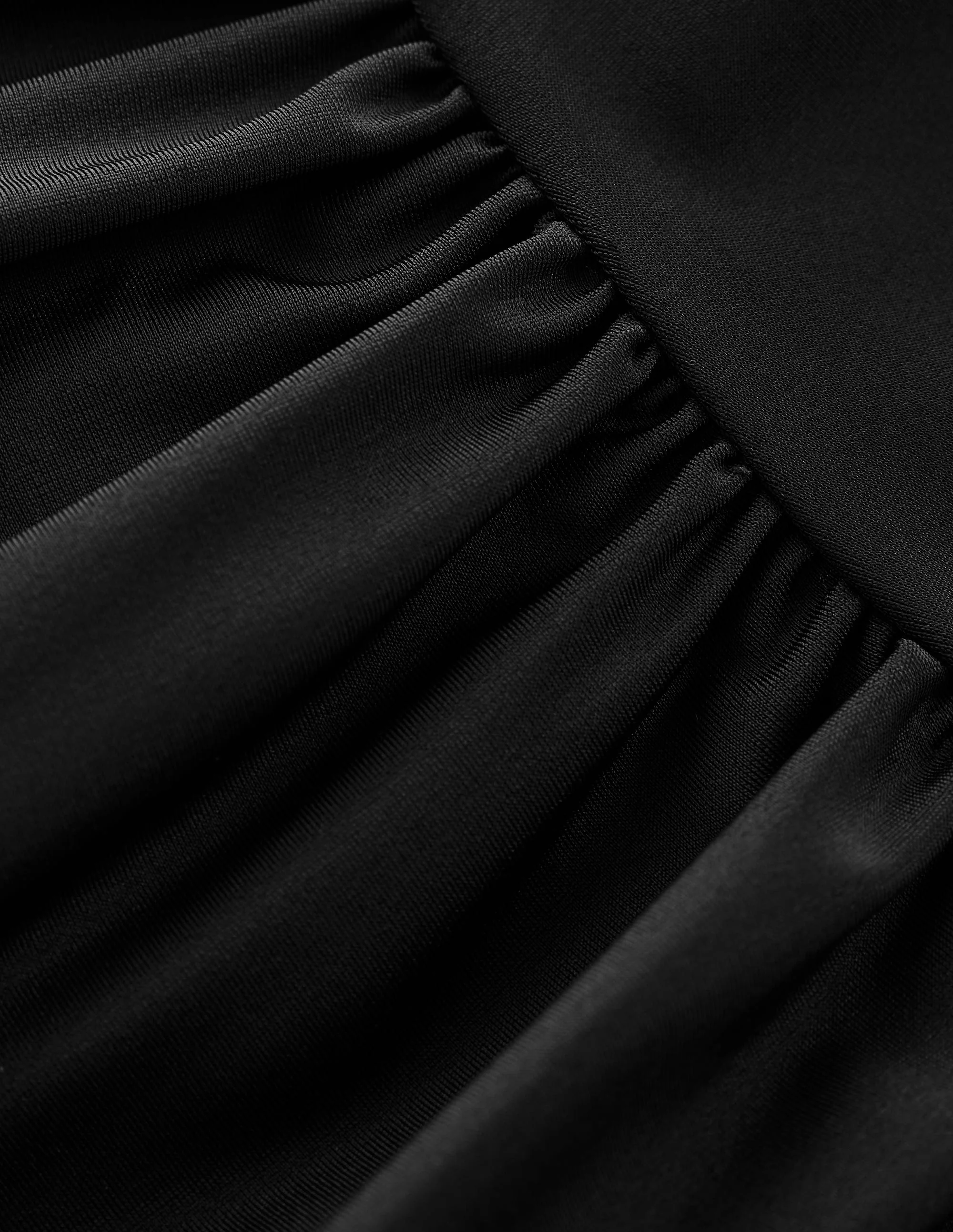 Kythira Ruched Bikini Bottoms-Black - Image 7