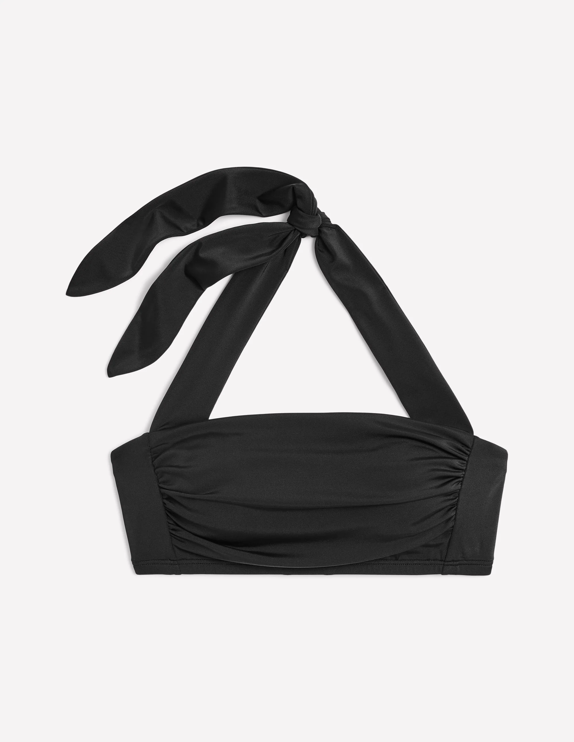 Kythira Ruched Bikini Top-Black - Image 6