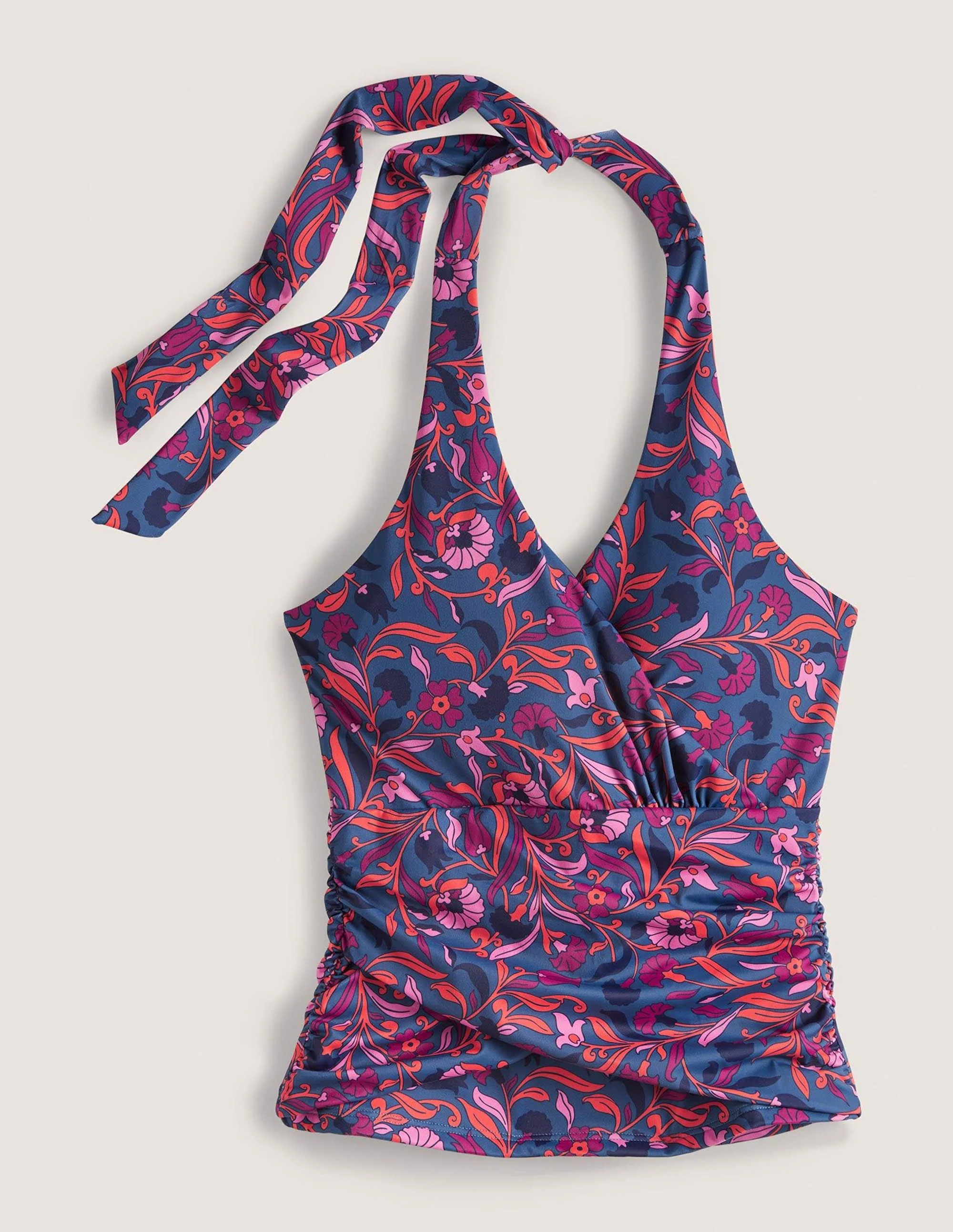 Levanzo Halter Tankini Top-Globe, Enchanting Vine - Image 6