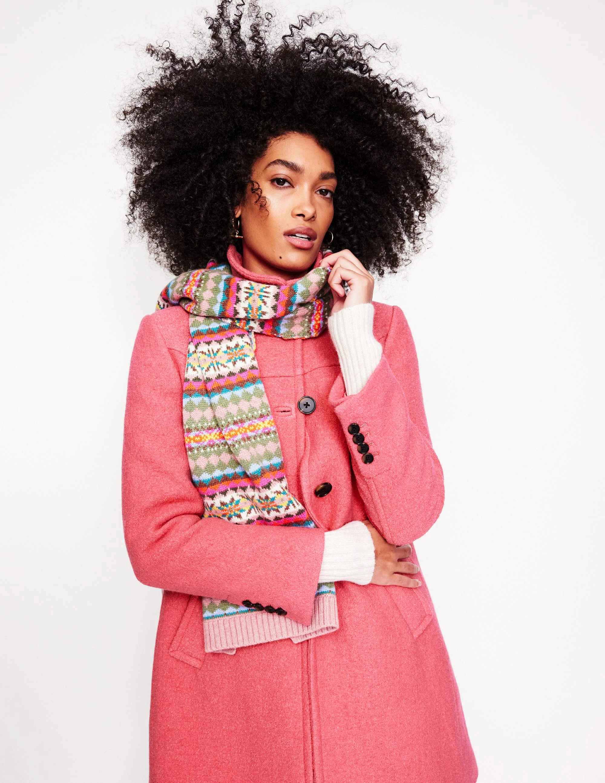 Lincoln Textured Coat-Rhubarb - Image 5