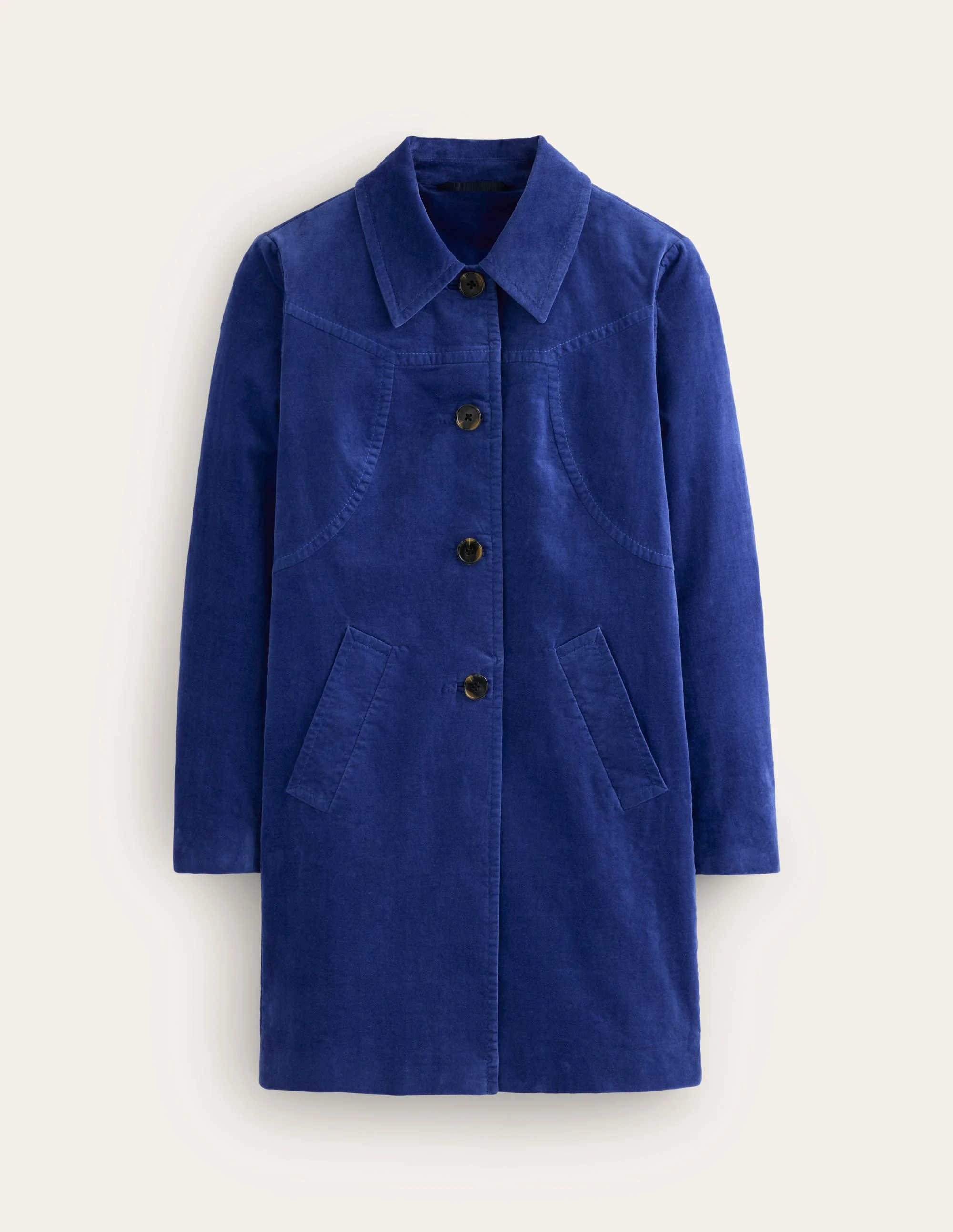 Lincoln Velvet Coat-Blue - Image 6
