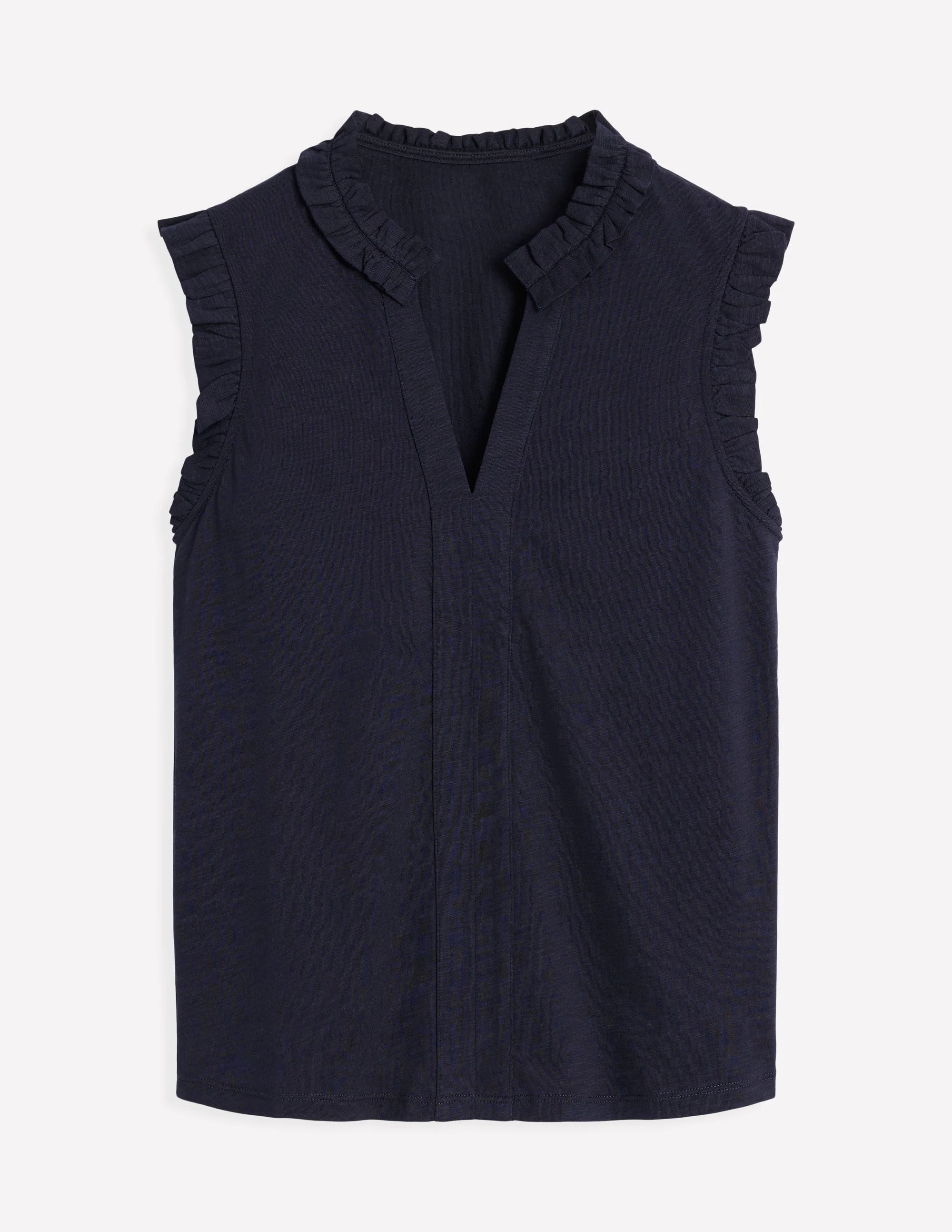 Lola Sleeveless Top-Navy - Image 5