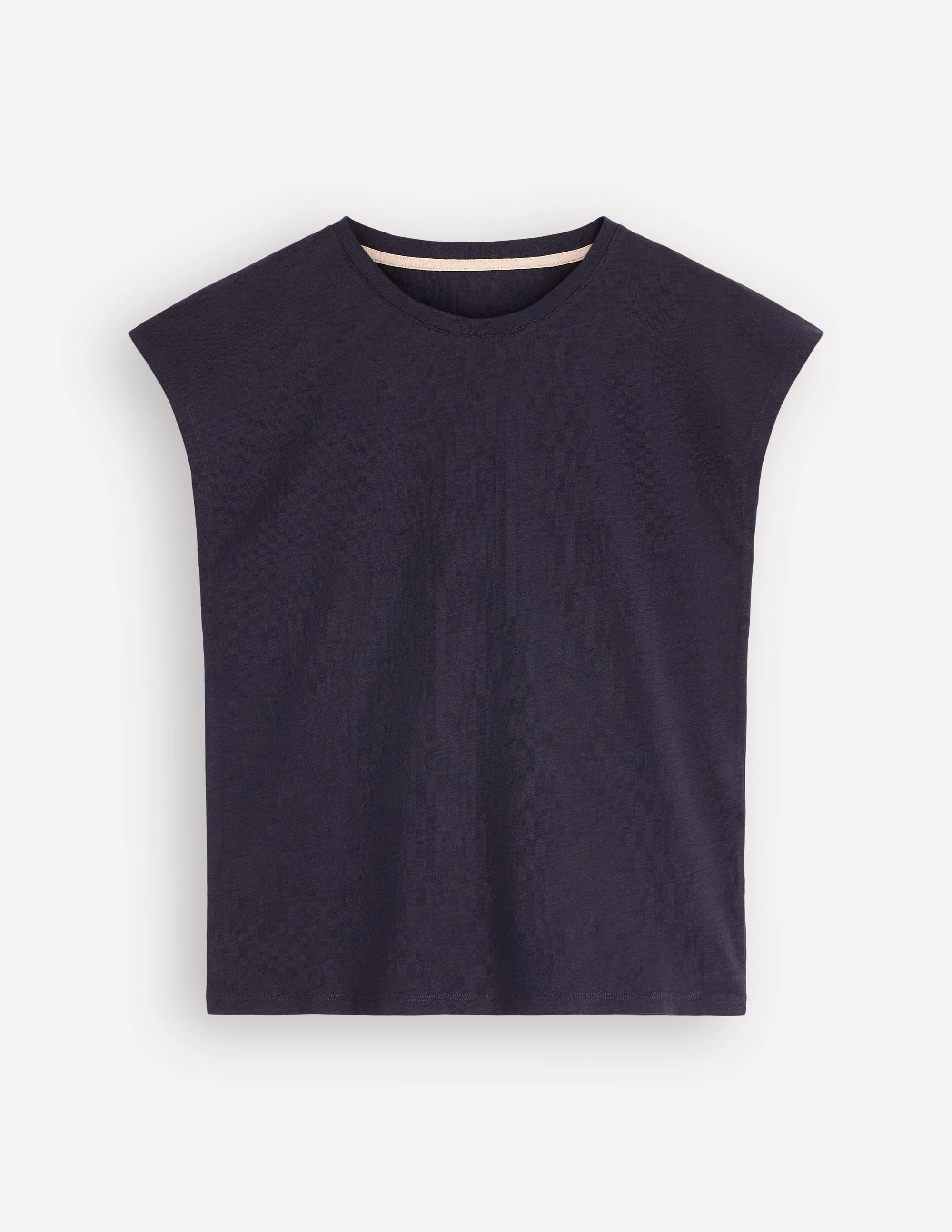 Louisa Slub T-Shirt-Navy - Image 5