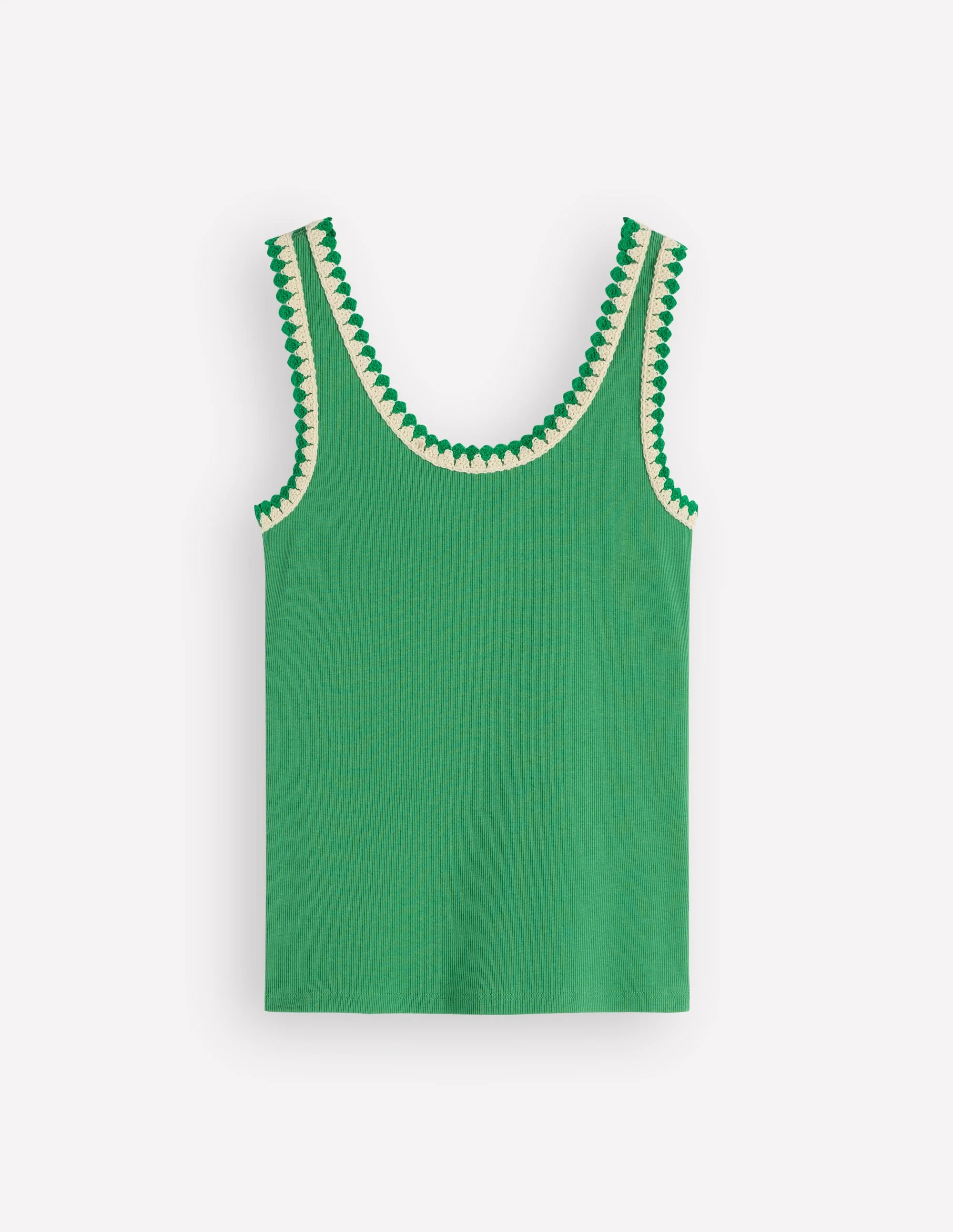 Maddie Trim Detail Vest-Shamrock Green - Image 6