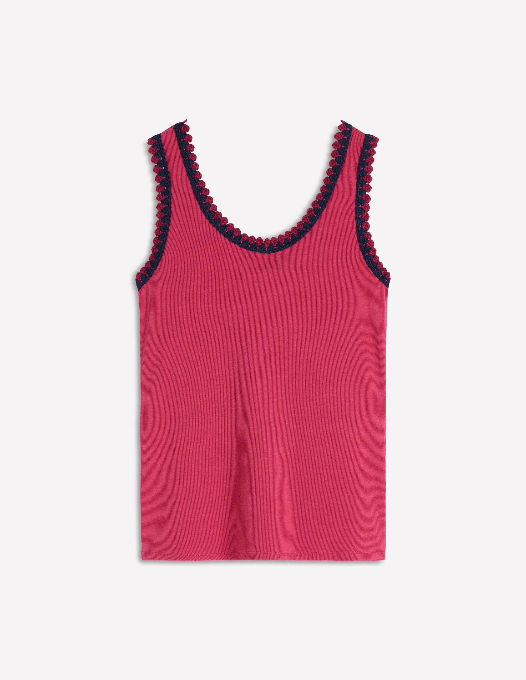 Maddie Trim Detail Vest-Terracotta Red - Image 7