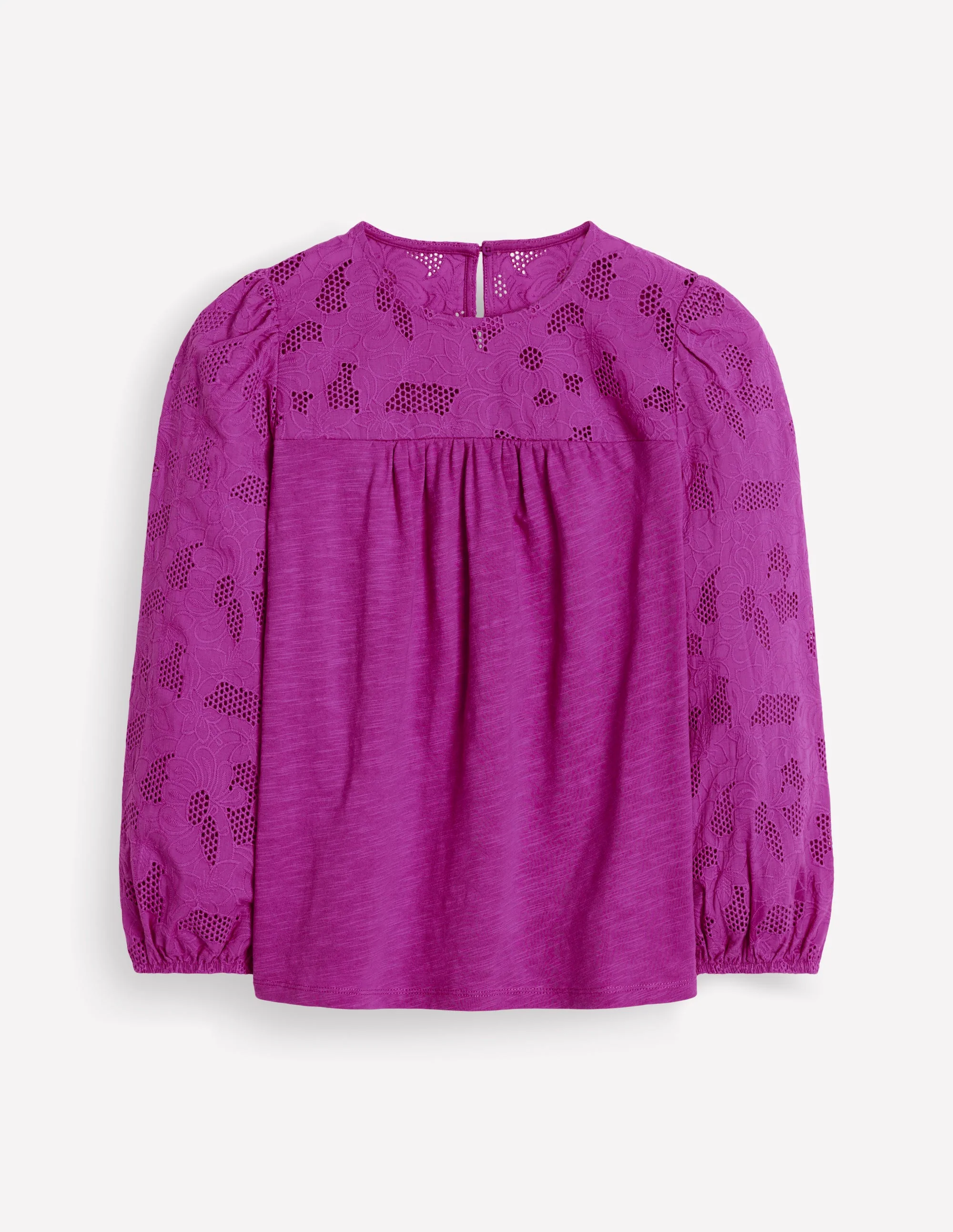 May Broderie Top-Regal Purple - Image 5