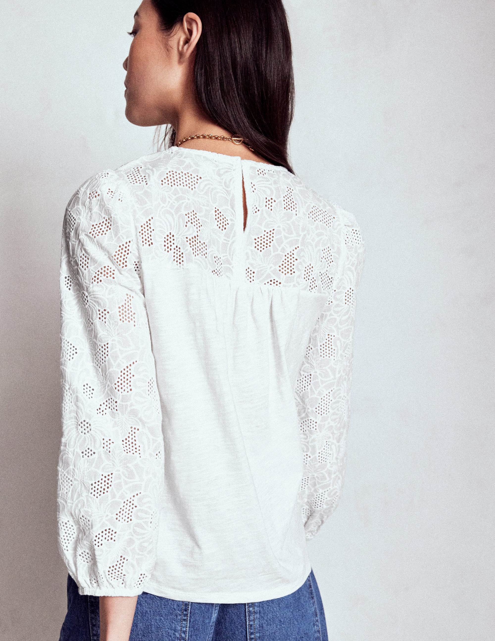 May Broderie Top-White - Image 3