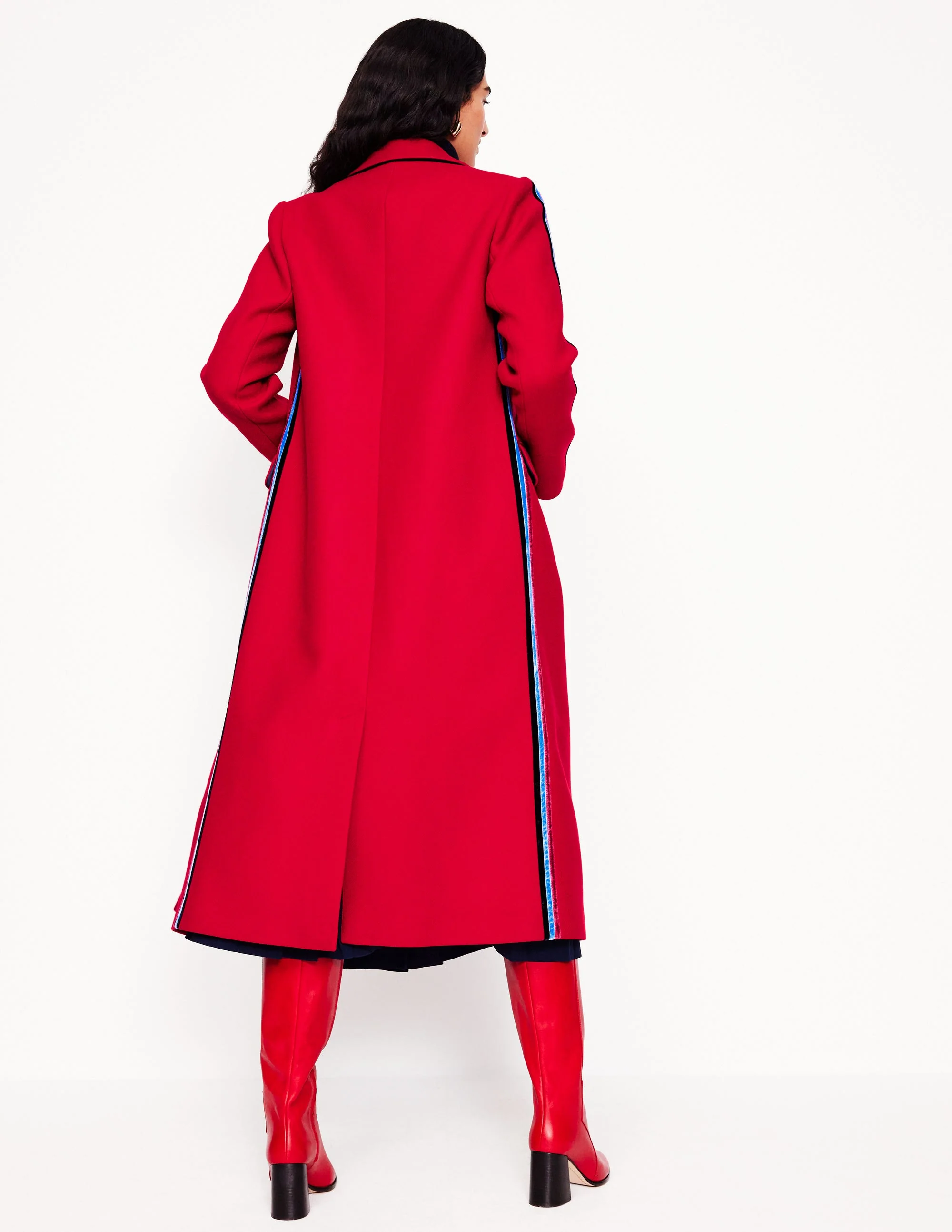 Midi Coat-Red - Image 3