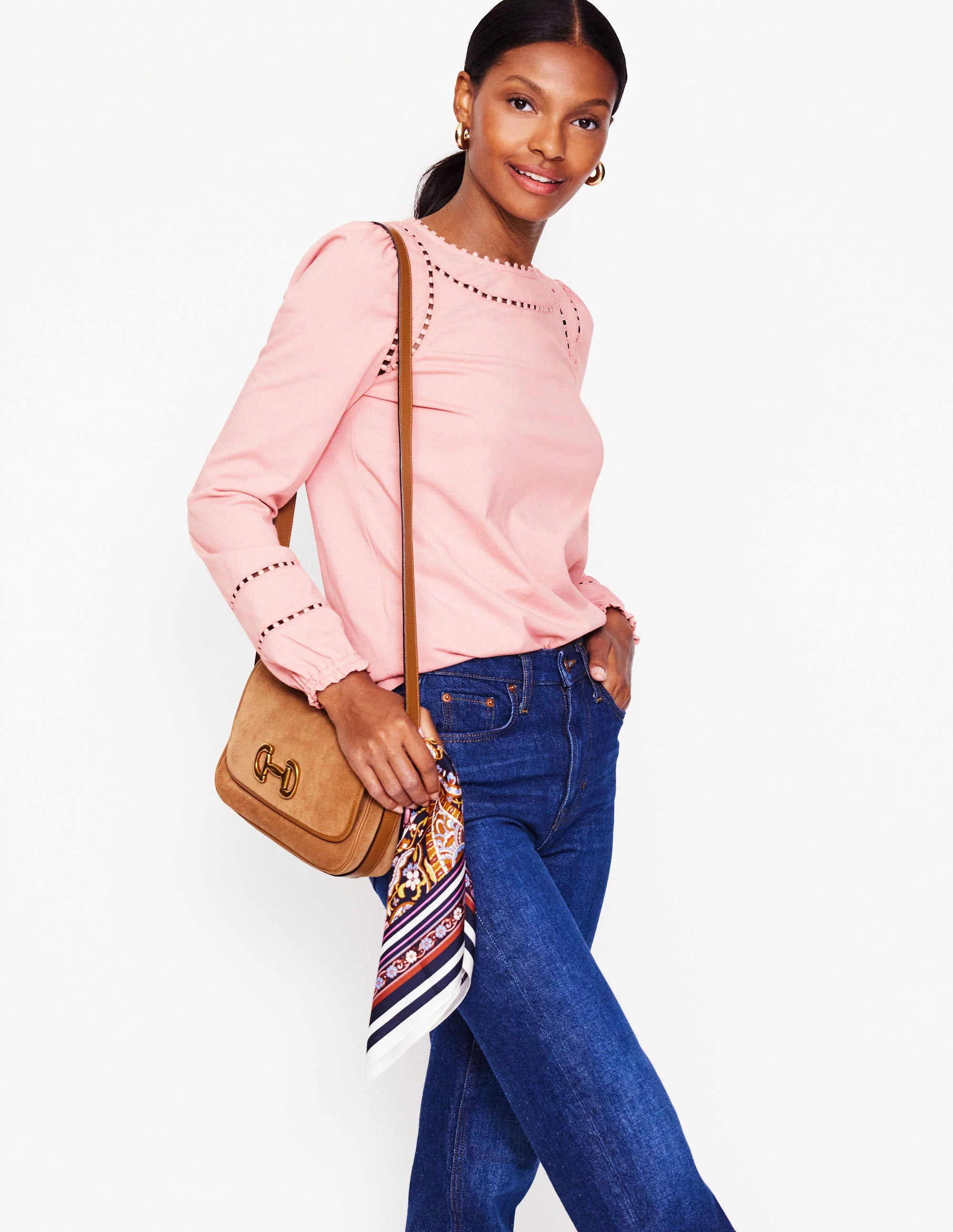 Mila Long Sleeve Top-Quartz - Image 4