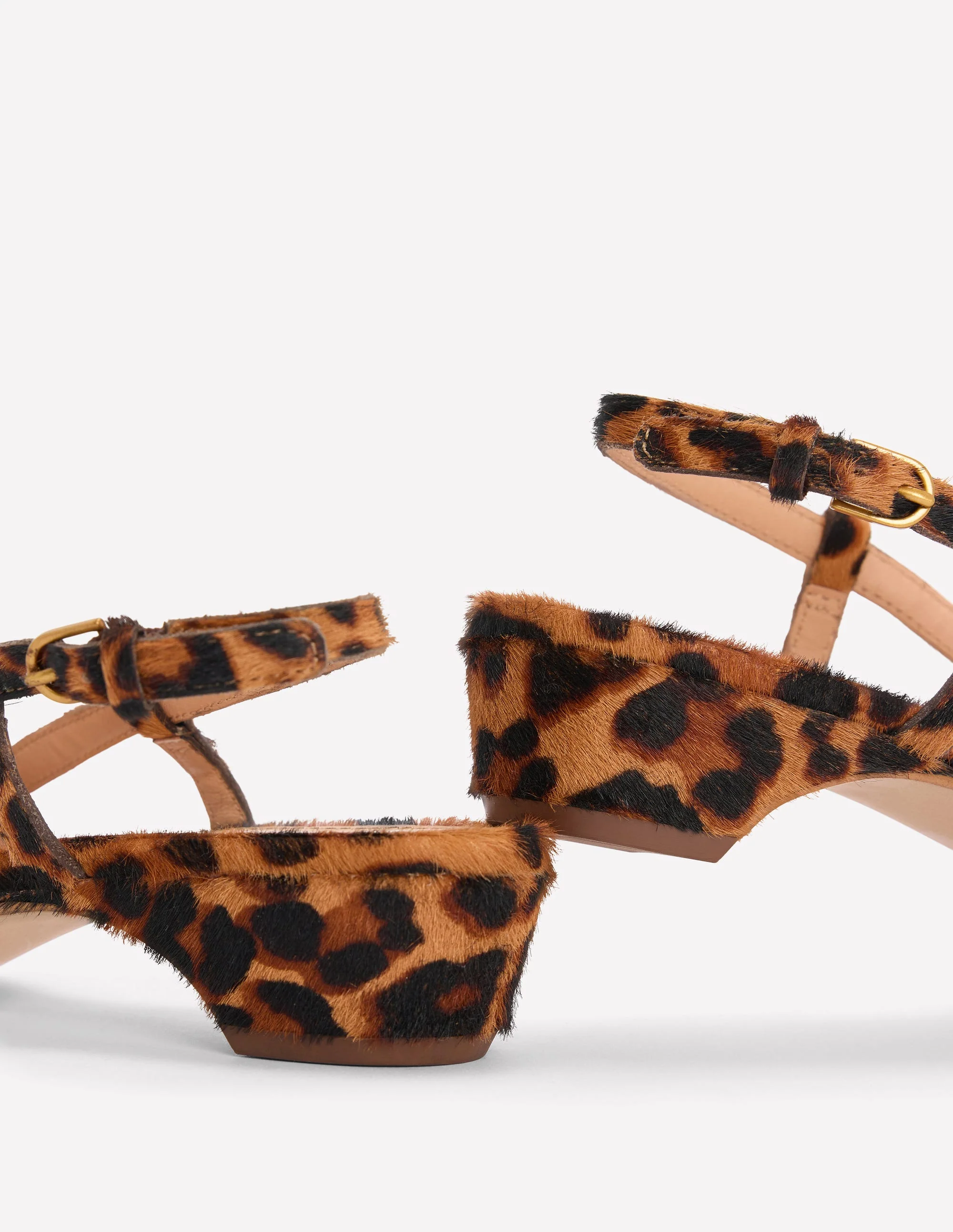 Mini Block Sling Backs-Classic Leopard - Image 5