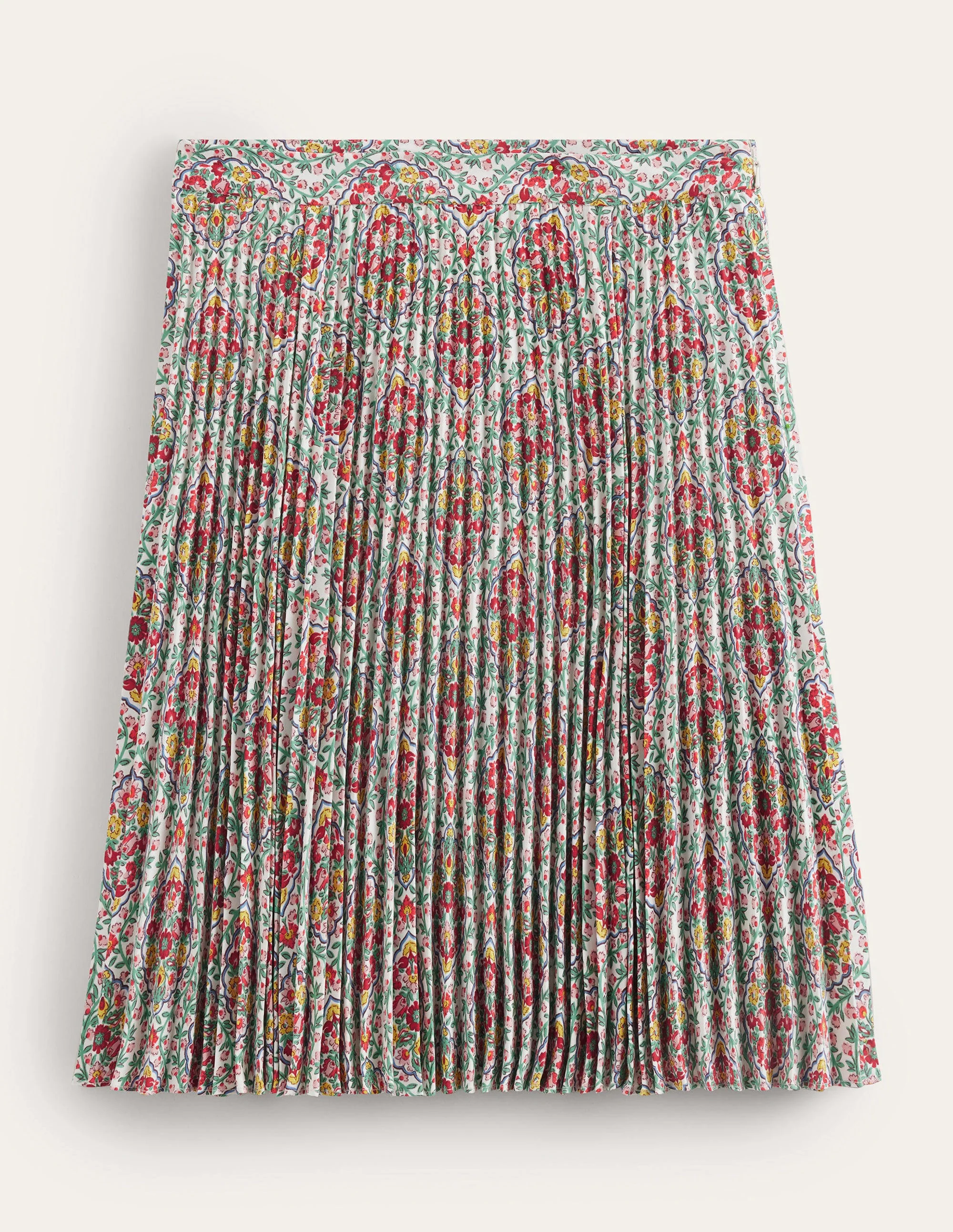 Mini Pleated Skirt-Multi, Vine Terrace - Image 6
