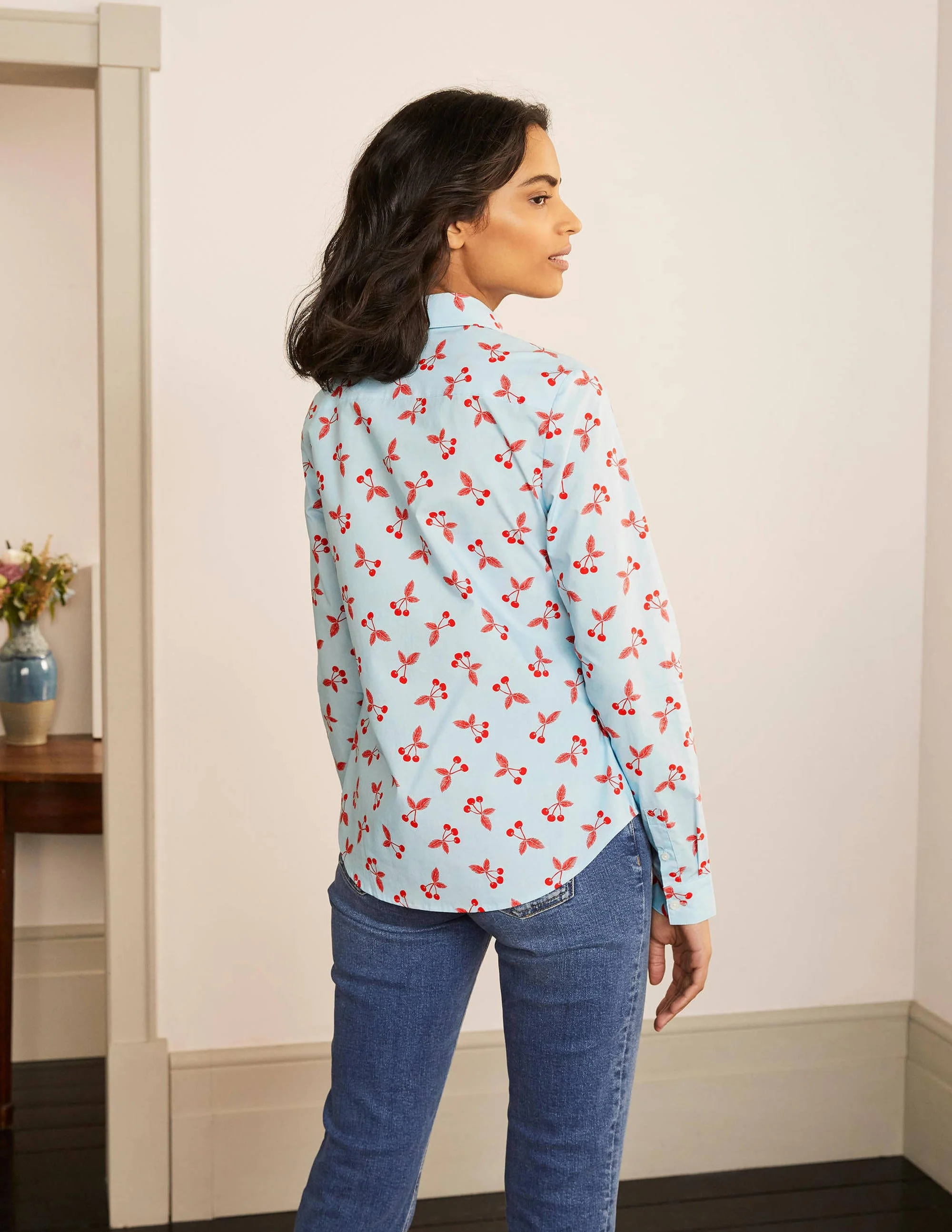 Modern Classic Shirt-Surf, Cherry Bunch - Image 2