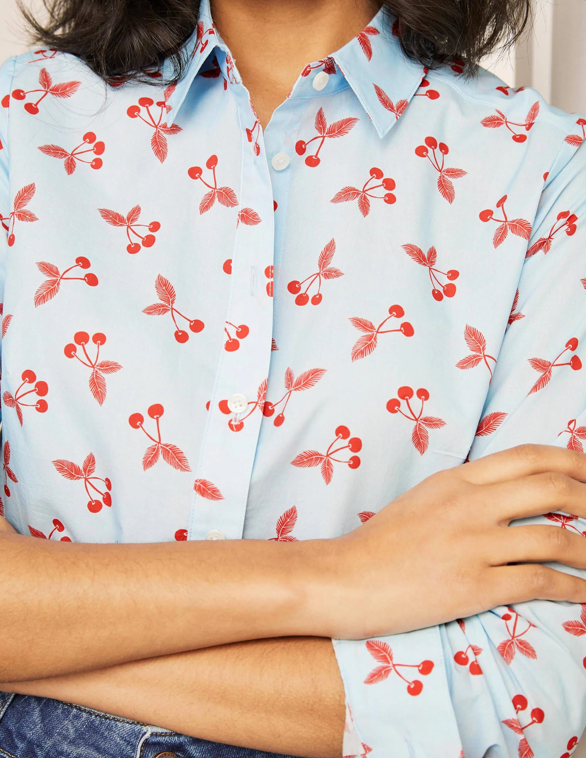 Modern Classic Shirt-Surf, Cherry Bunch - Image 3