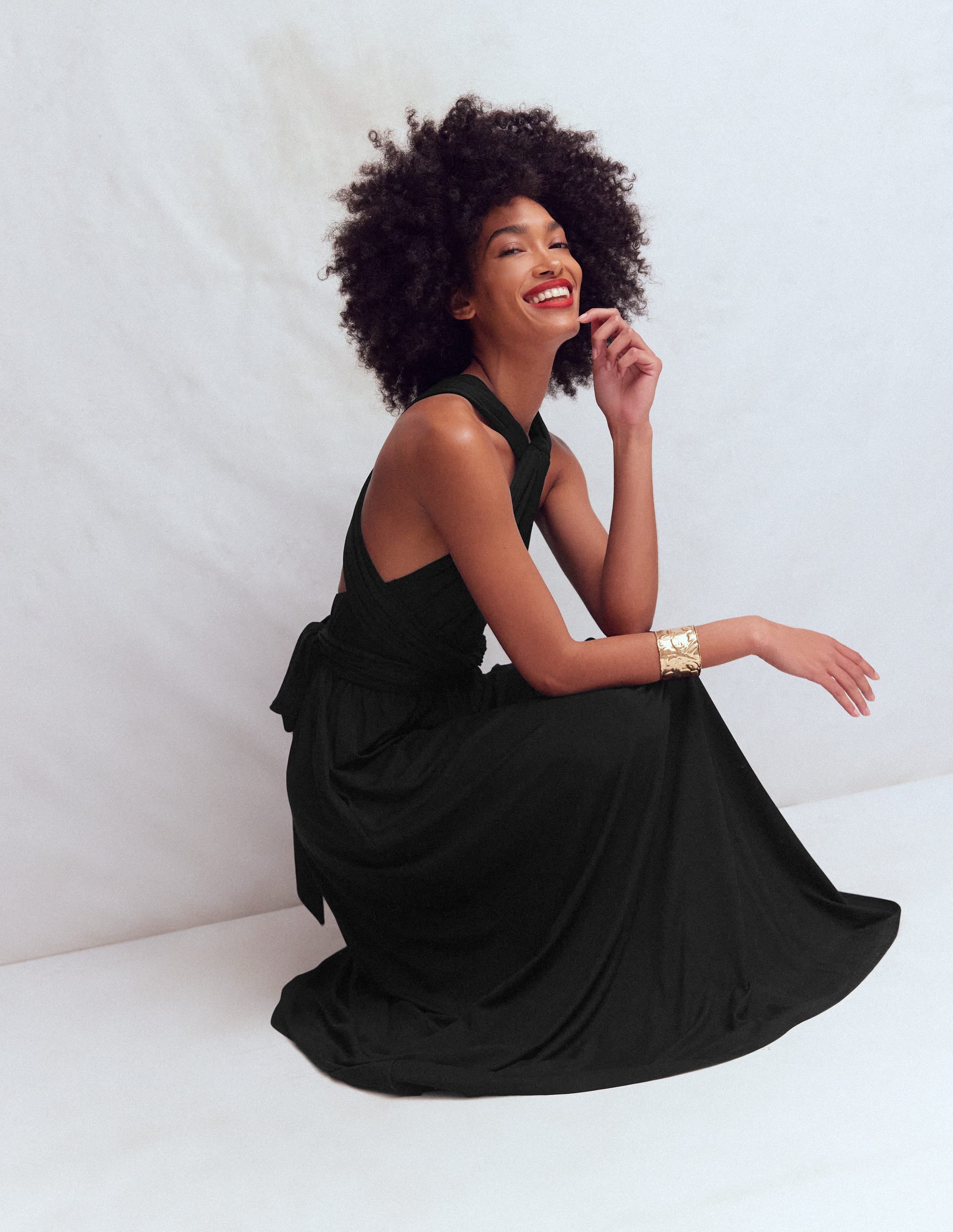 Multiway Jersey Maxi Dress-Black - Image 6