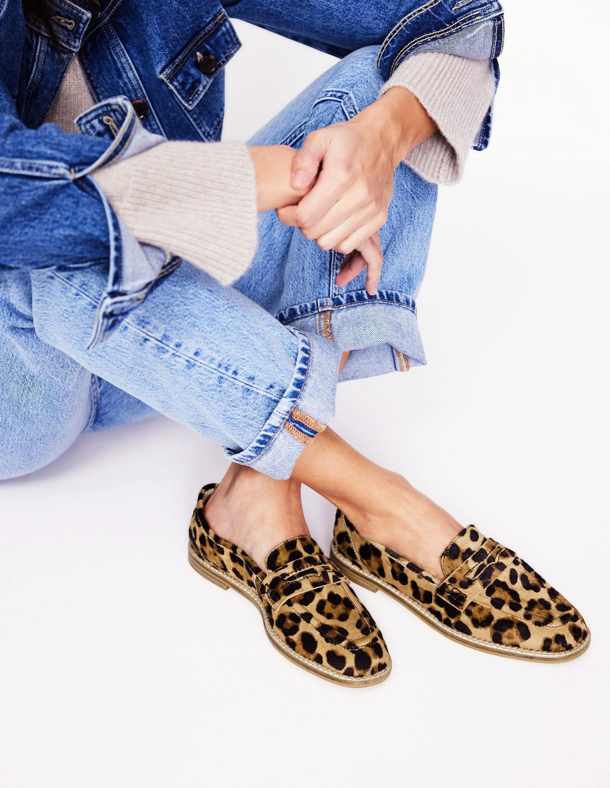 Nya Penny Loafers-Classic Leopard - Image 2