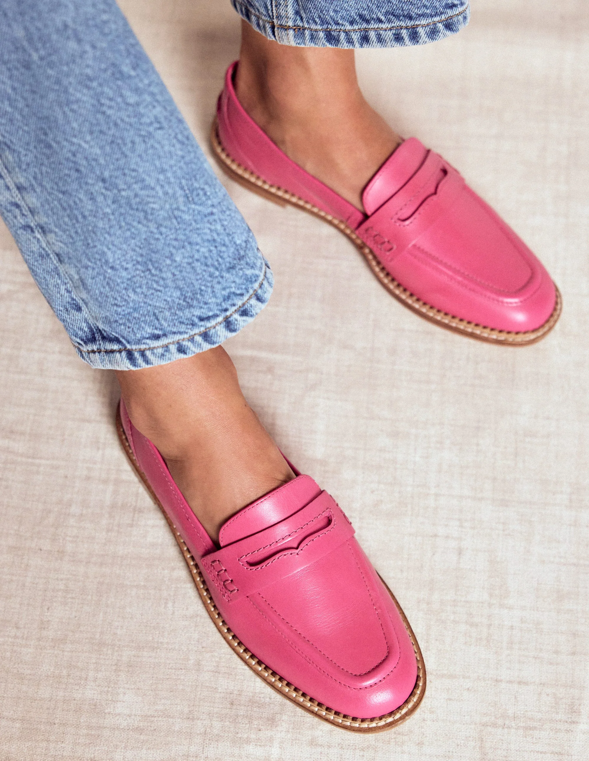 Nya Penny Loafers-Pink - Image 2