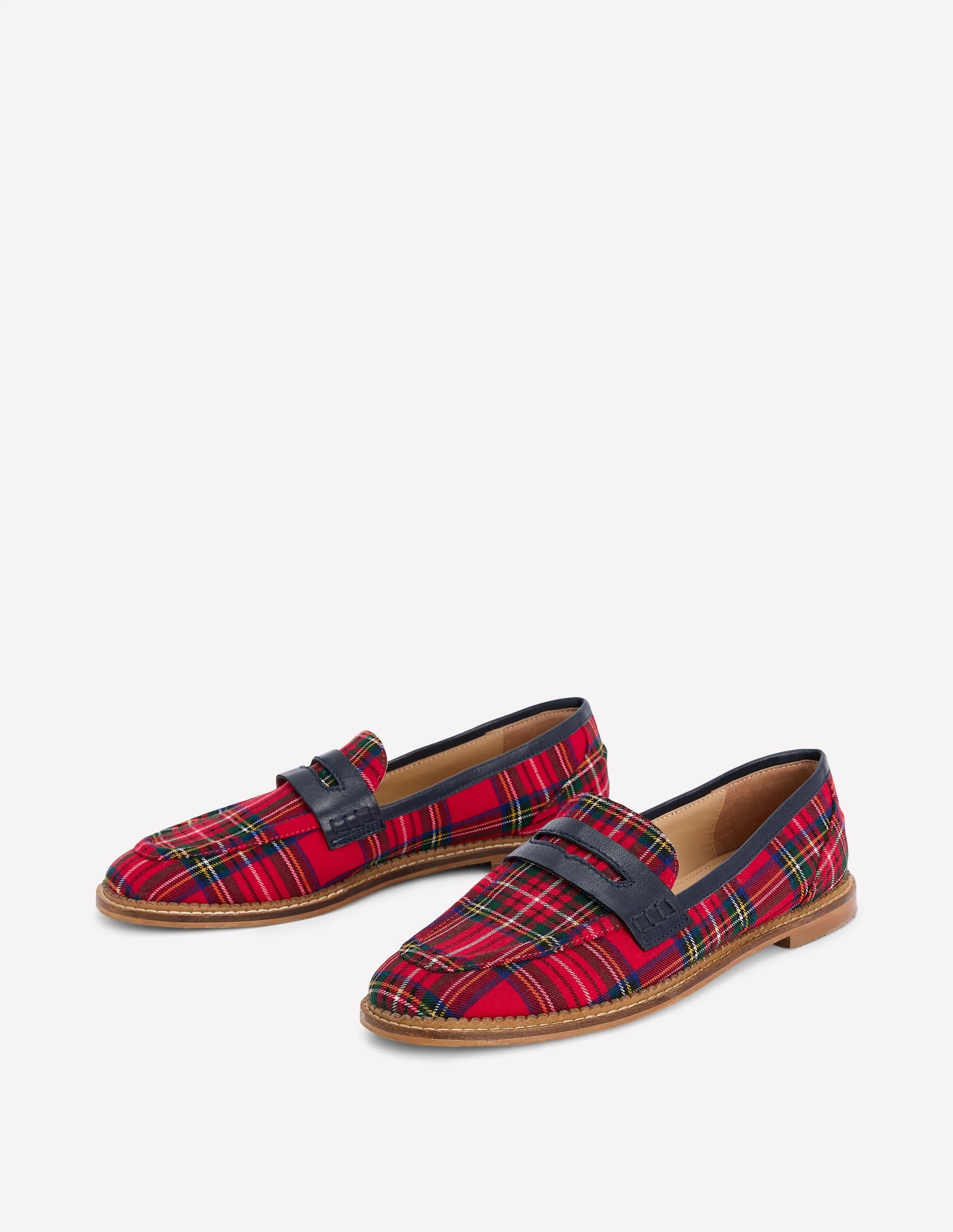 Nya Penny Loafers-Tartan - Image 3