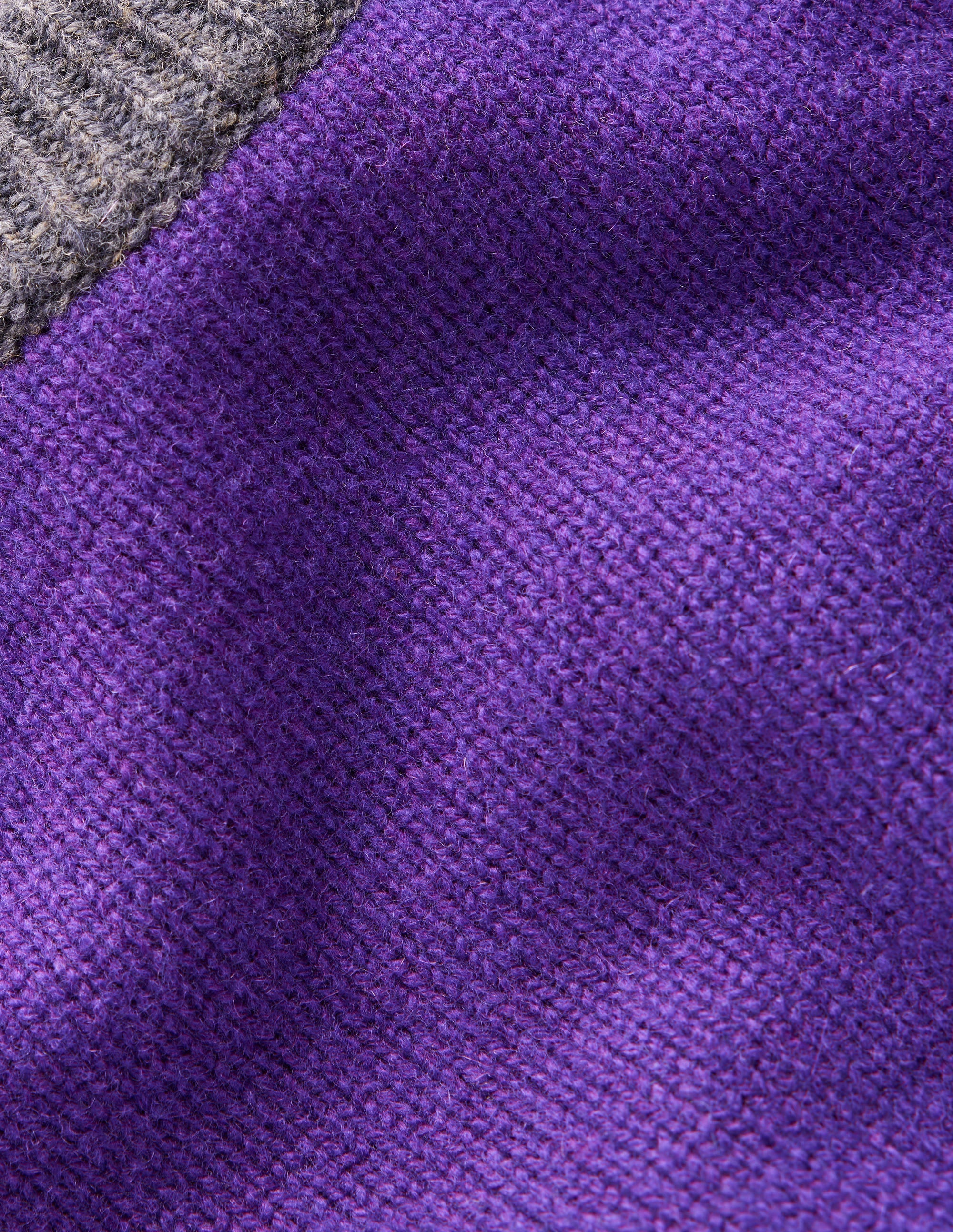 Olivia Merino Jumper-Ameythyst Purple, Colourblock - Image 6