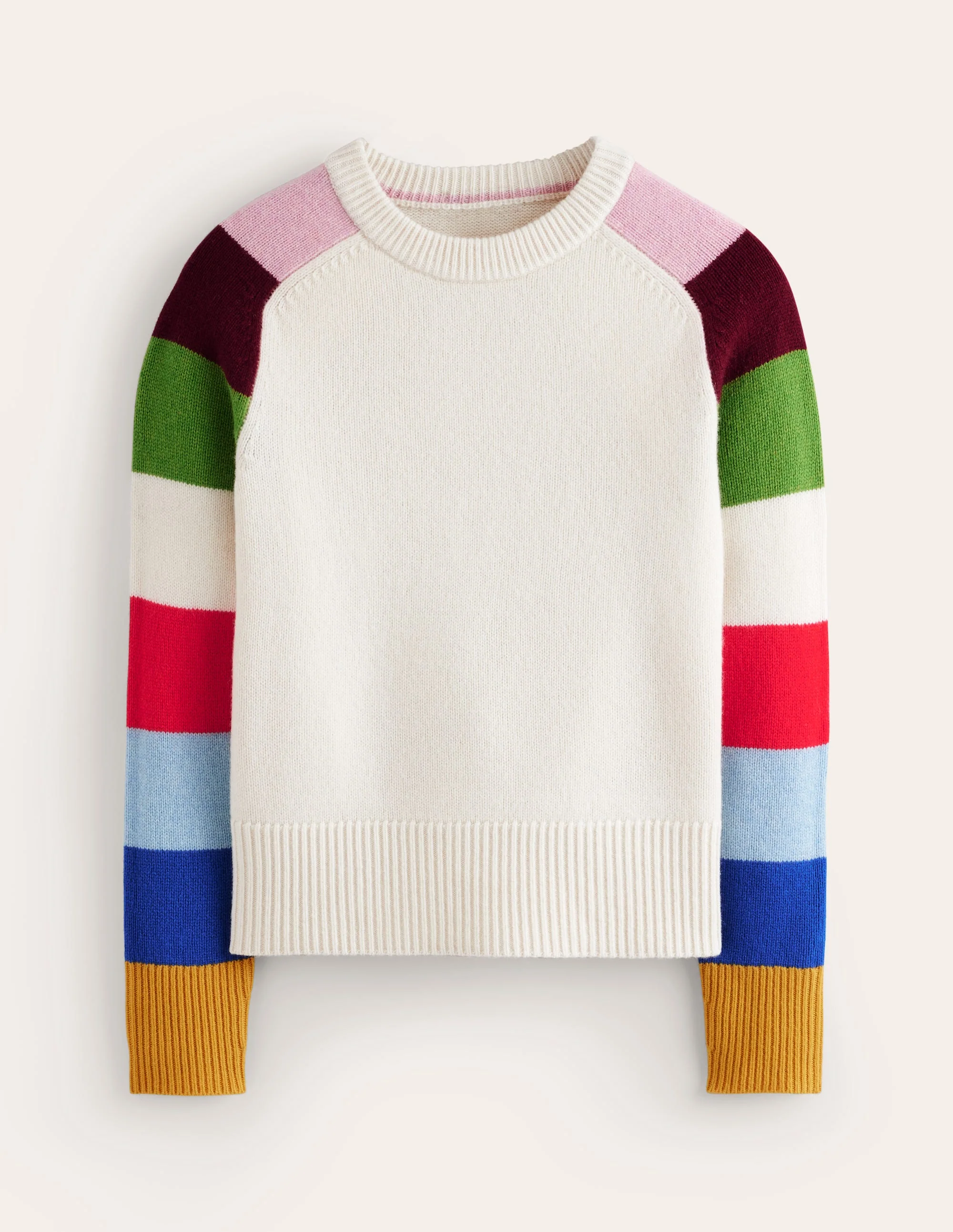 Olivia Merino Sweater-Multi, Rainbow - Image 6