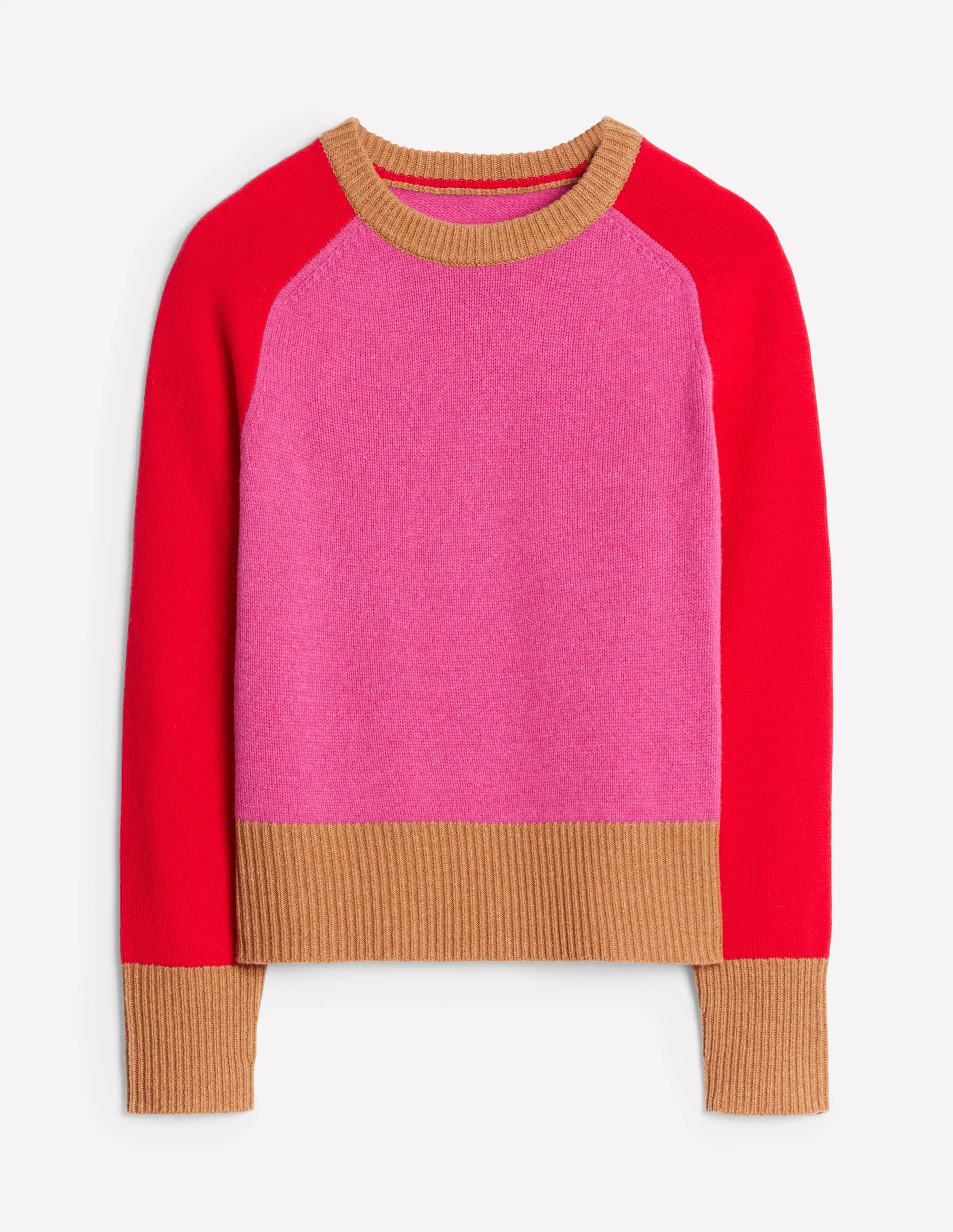 Olivia Merino Sweater-Party Pink - Image 6
