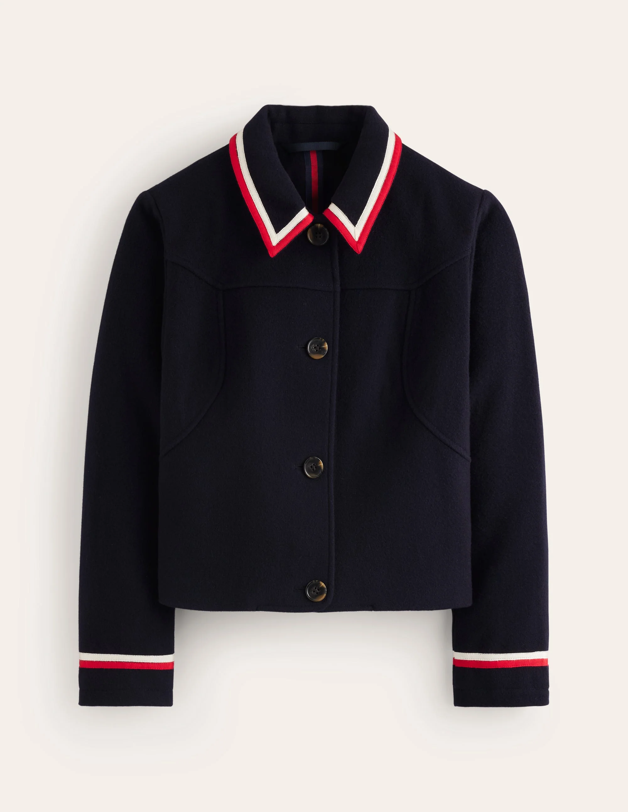Oxford Melton Jacket-Navy - Image 6