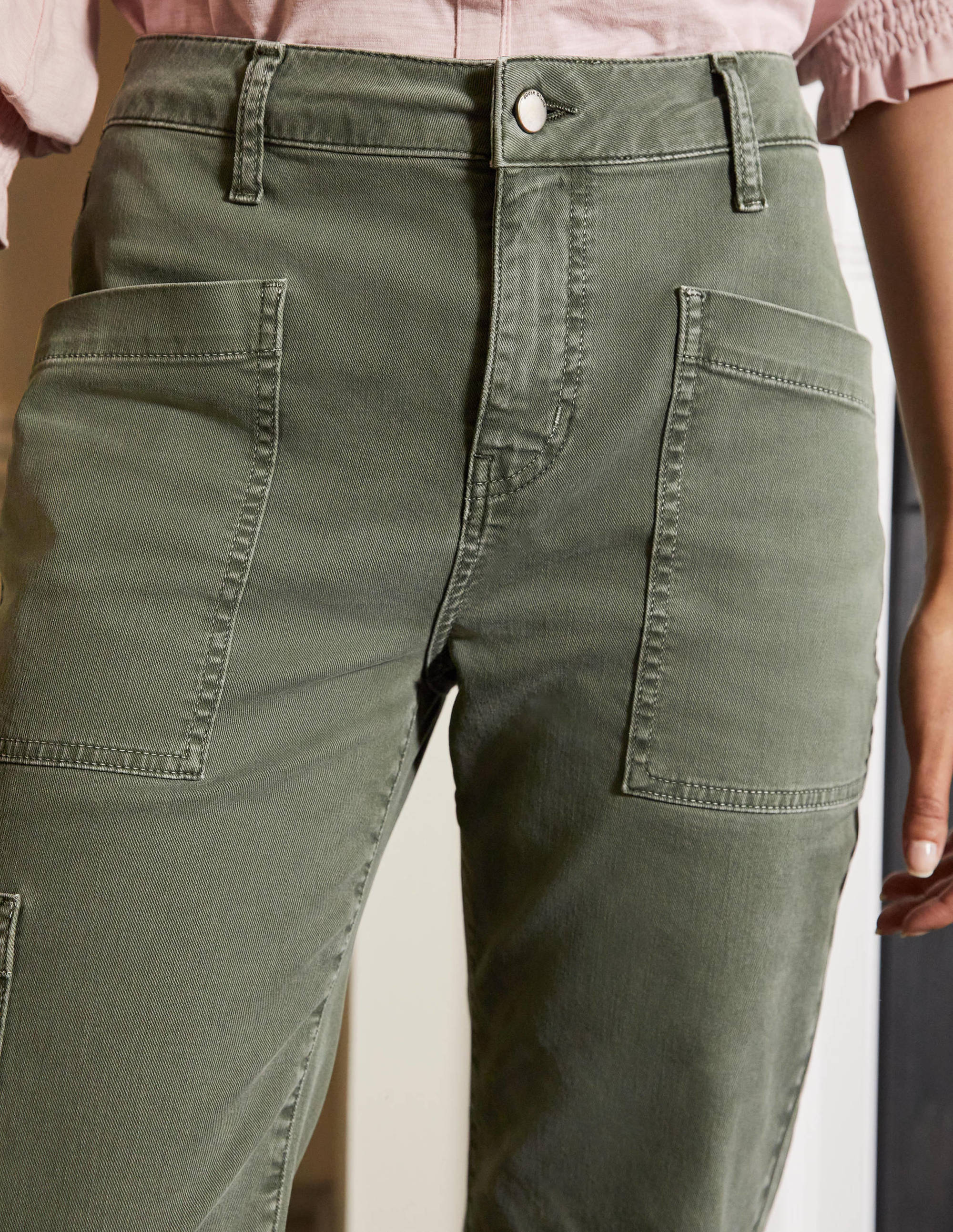 Patch Pocket Tapered Jeans-Marsh - Image 4