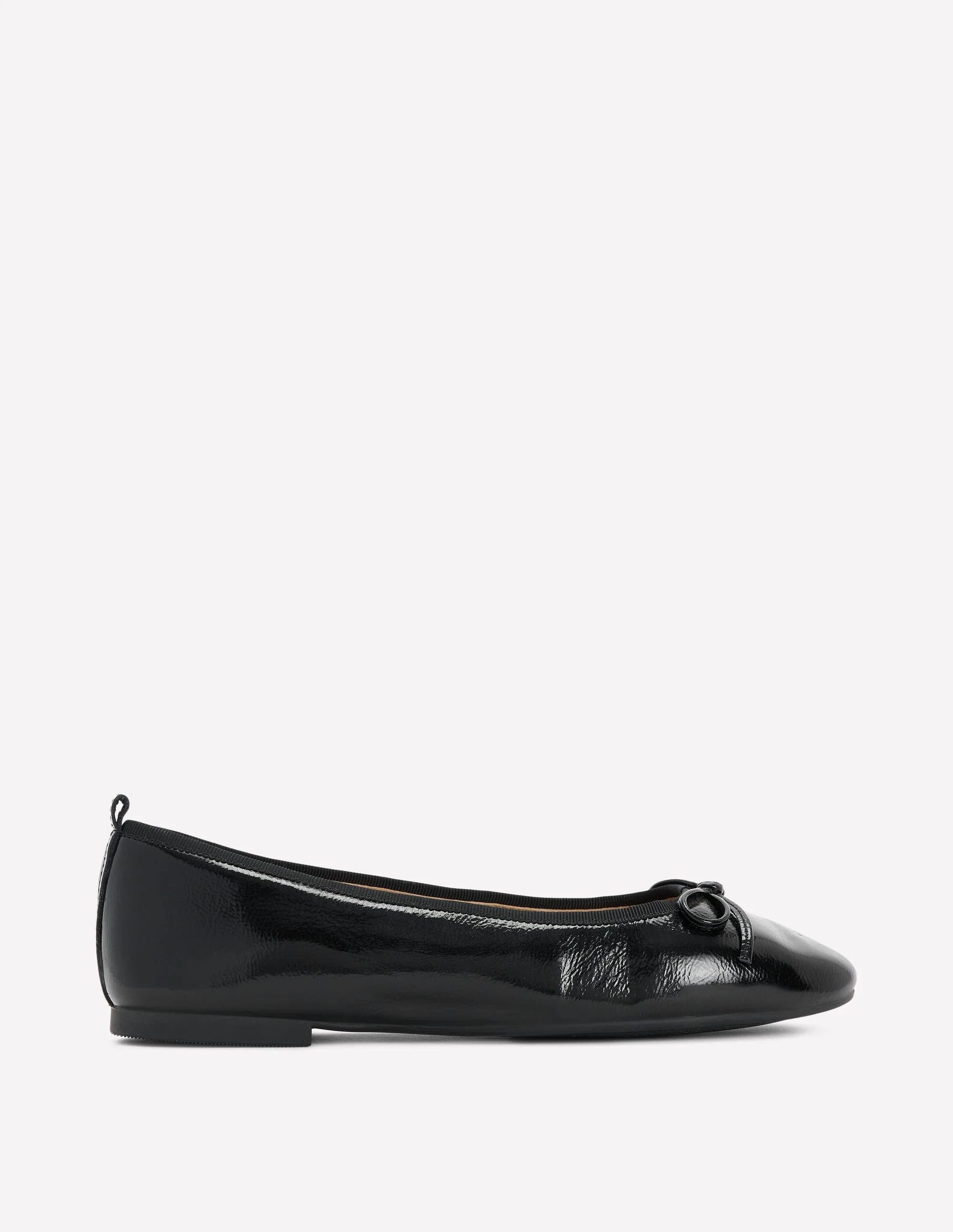 Patti Round Toe Ballet Flats-Black - Image 2