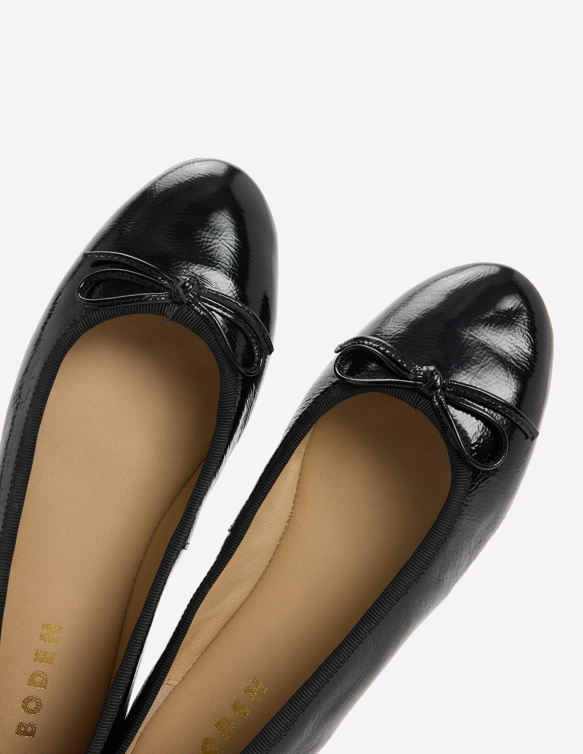 Patti Round Toe Ballet Flats-Black - Image 4