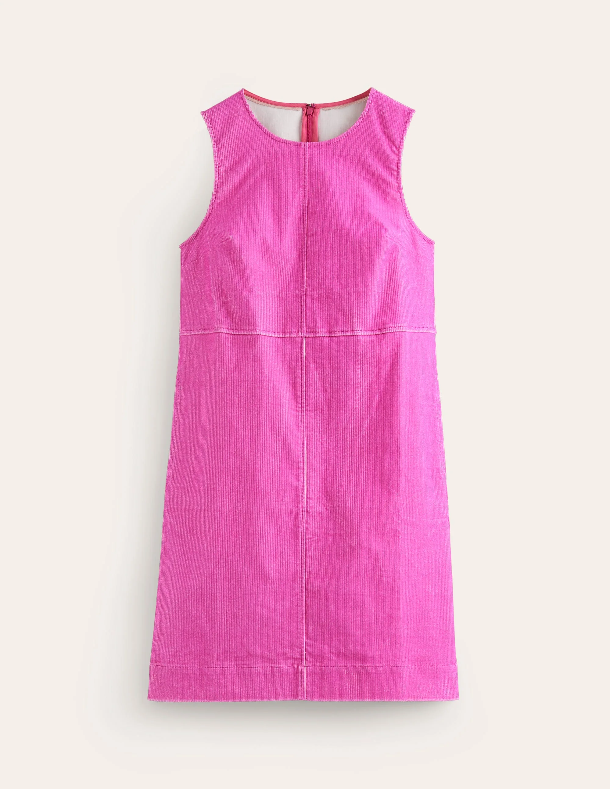 Pia Cord Shift Dress-Phlox Pink - Image 5