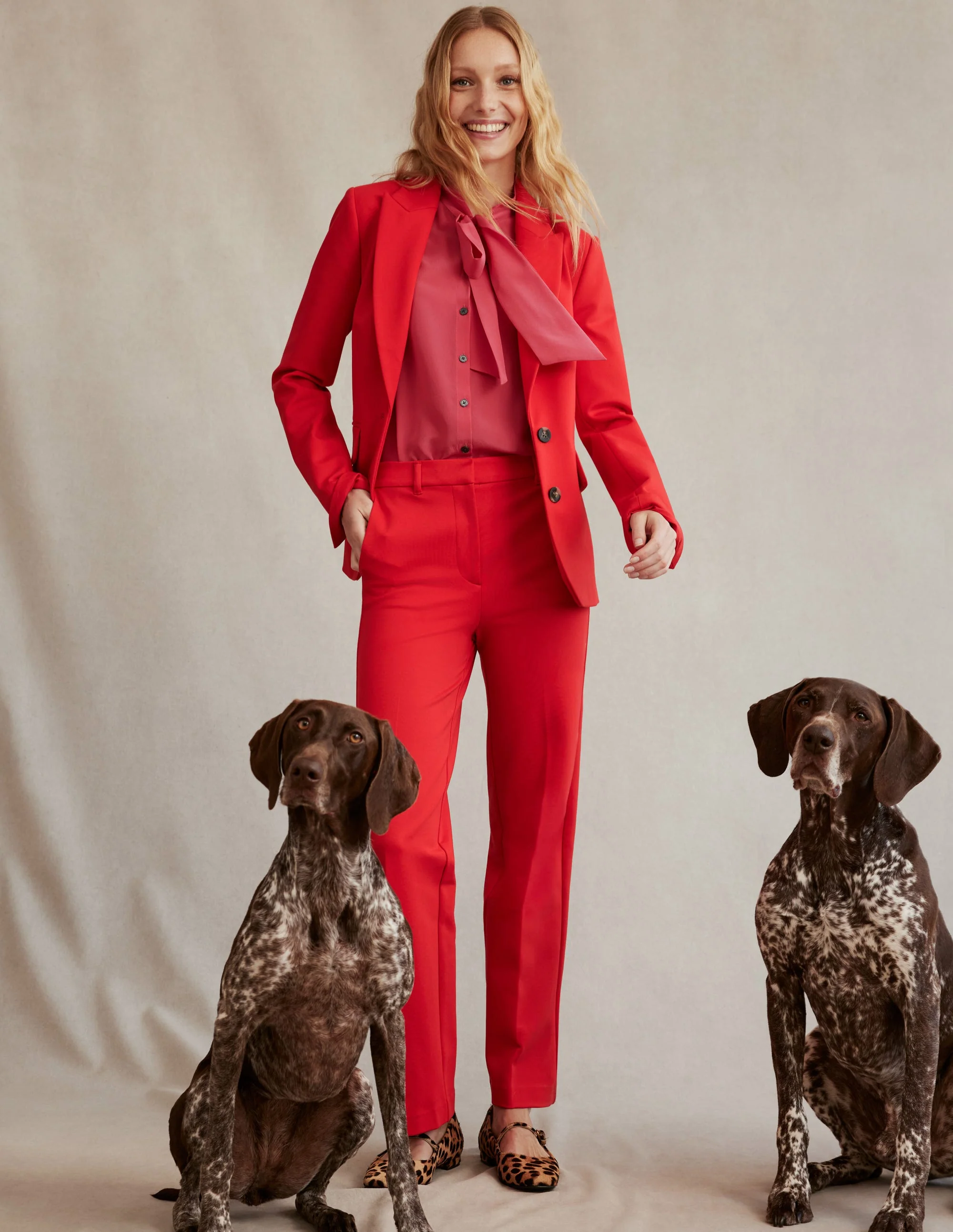 Pimlico Ponte Pants-Hot Pepper - Image 6
