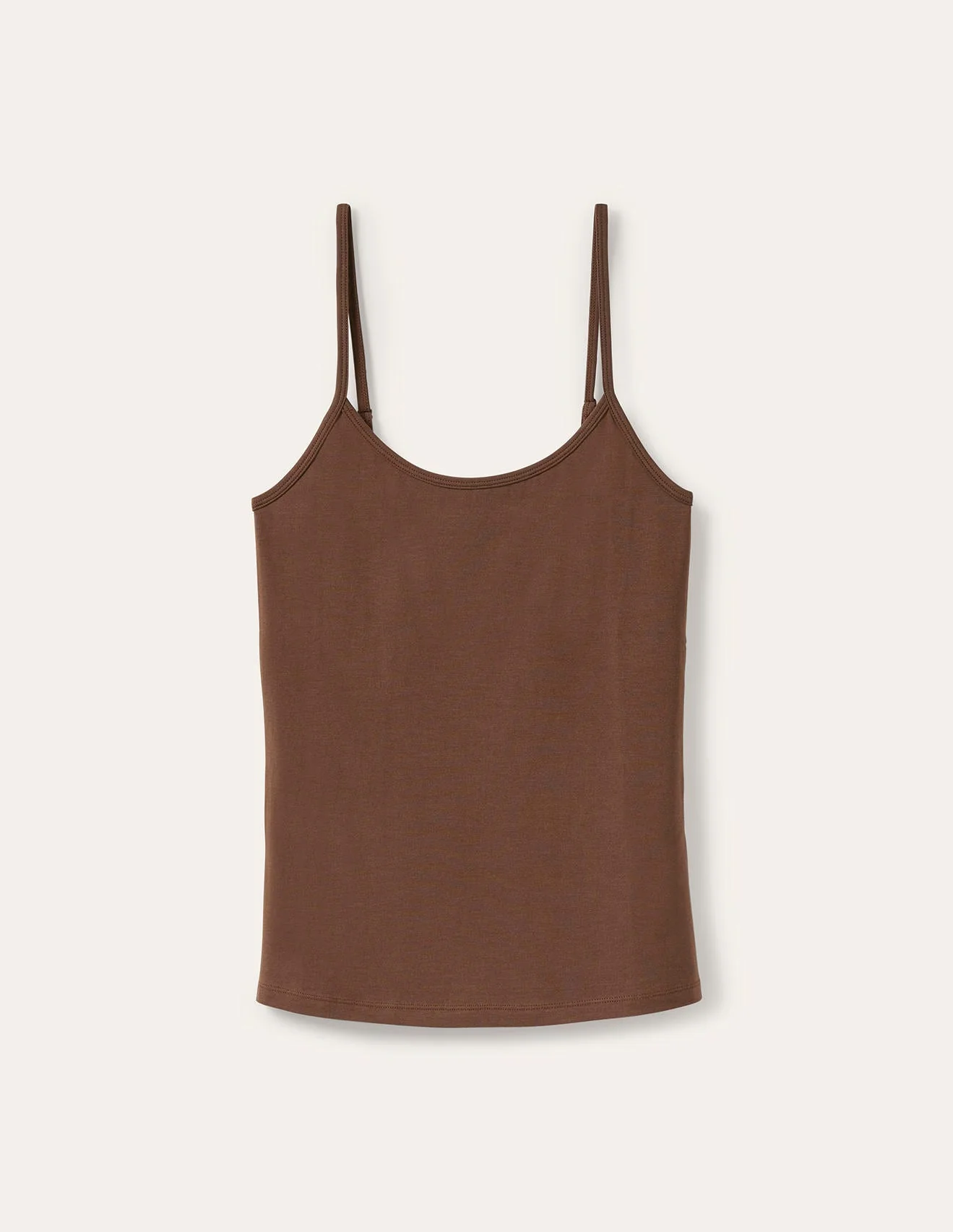 Plain Cami Top-Deep Brown - Image 5