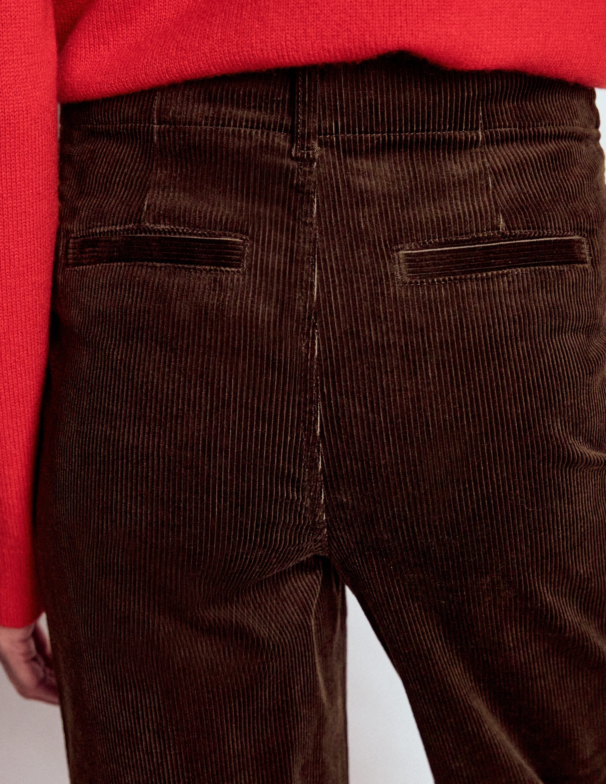 Primrose Cord Pants-Espresso - Image 2