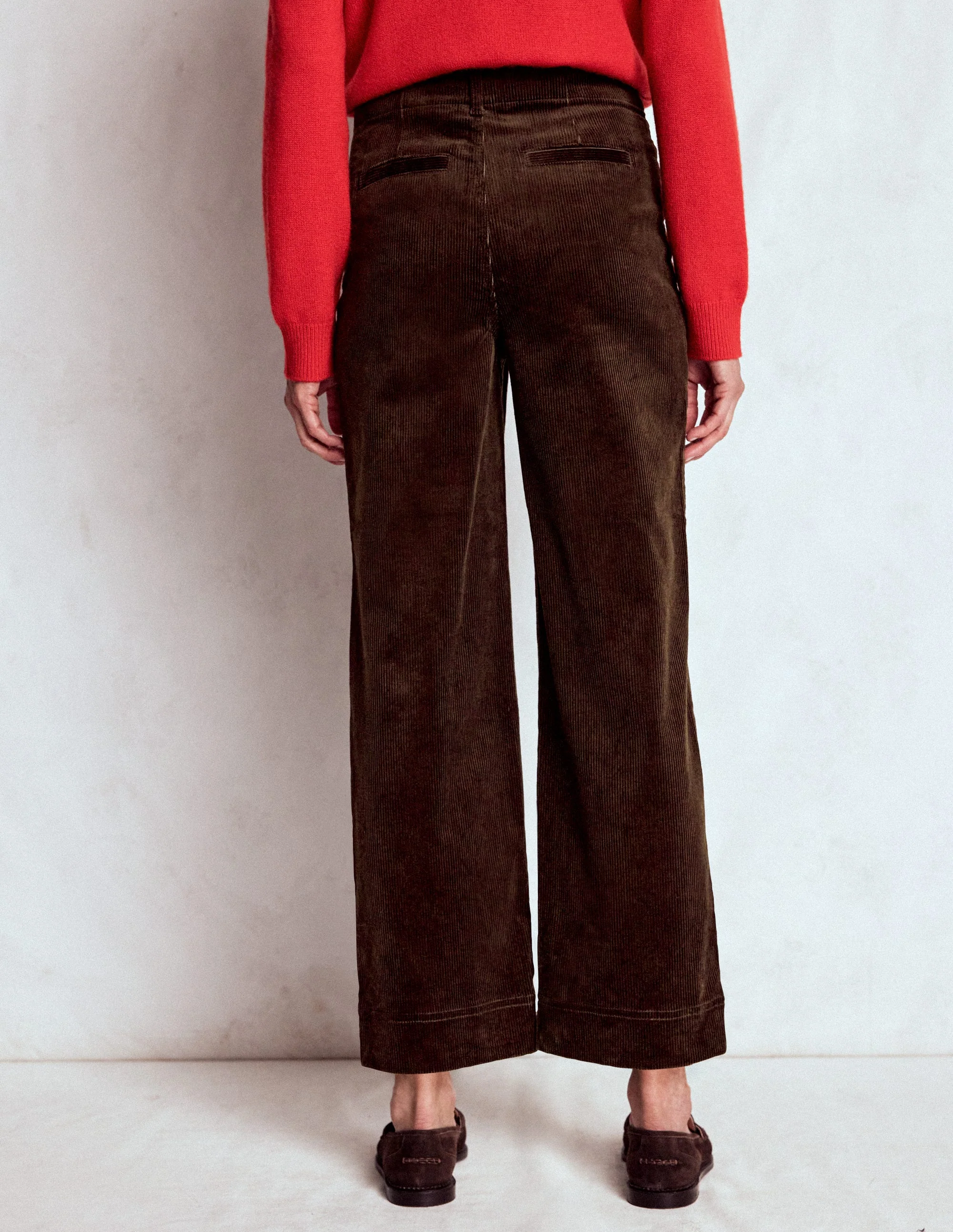 Primrose Cord Pants-Espresso - Image 3