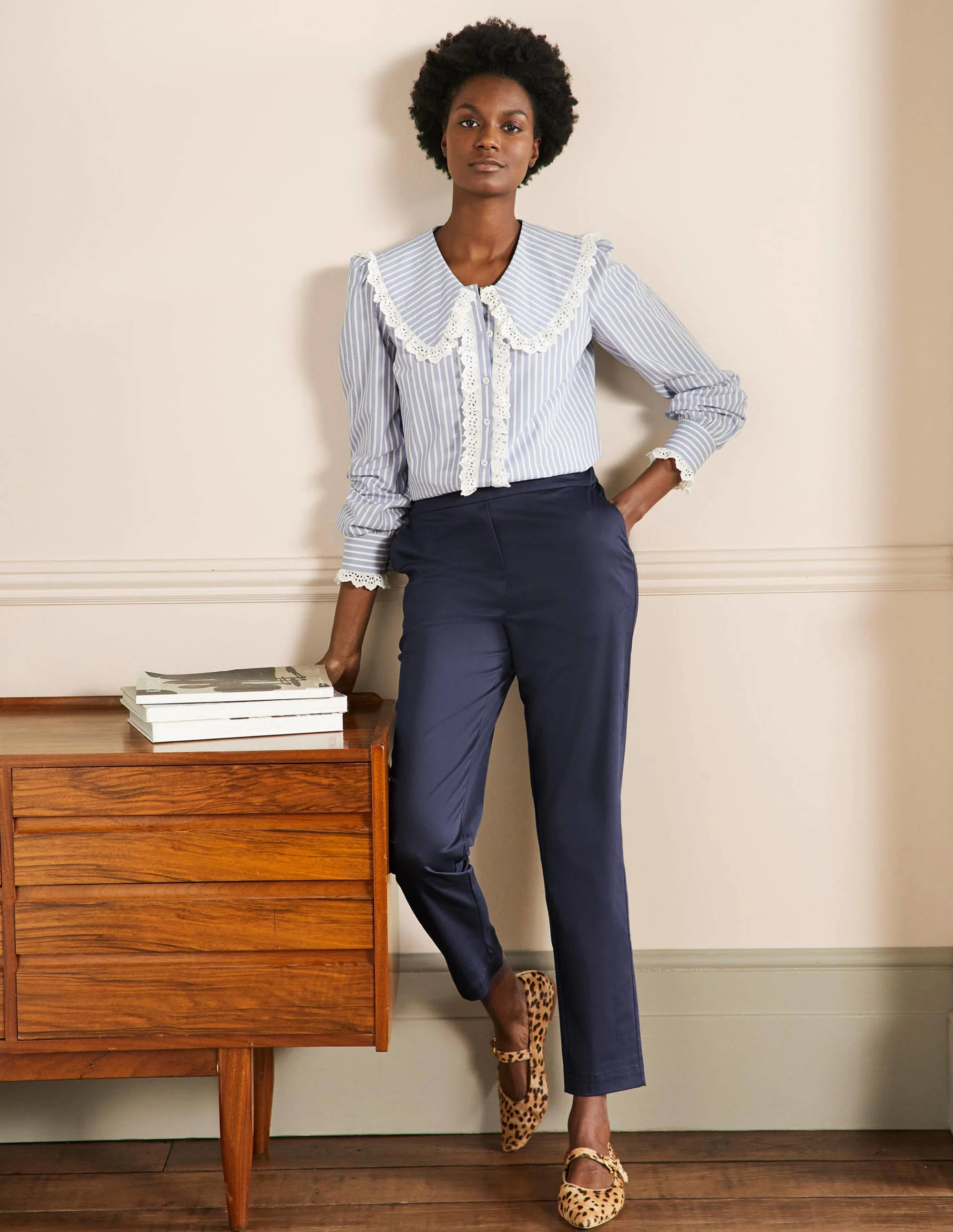 Pull On Pants-Navy