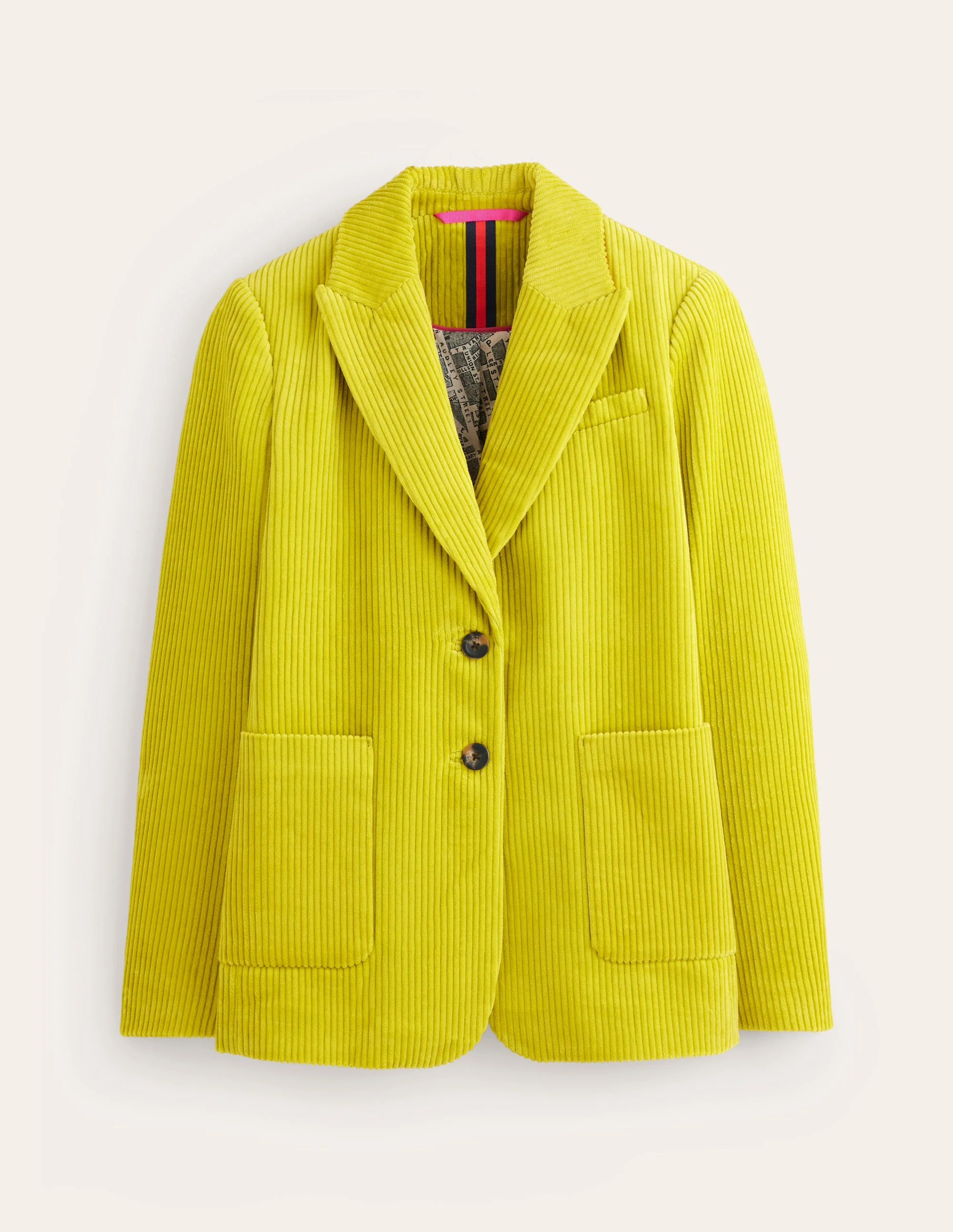 Relaxed Cord Blazer-Kiwi - Image 7