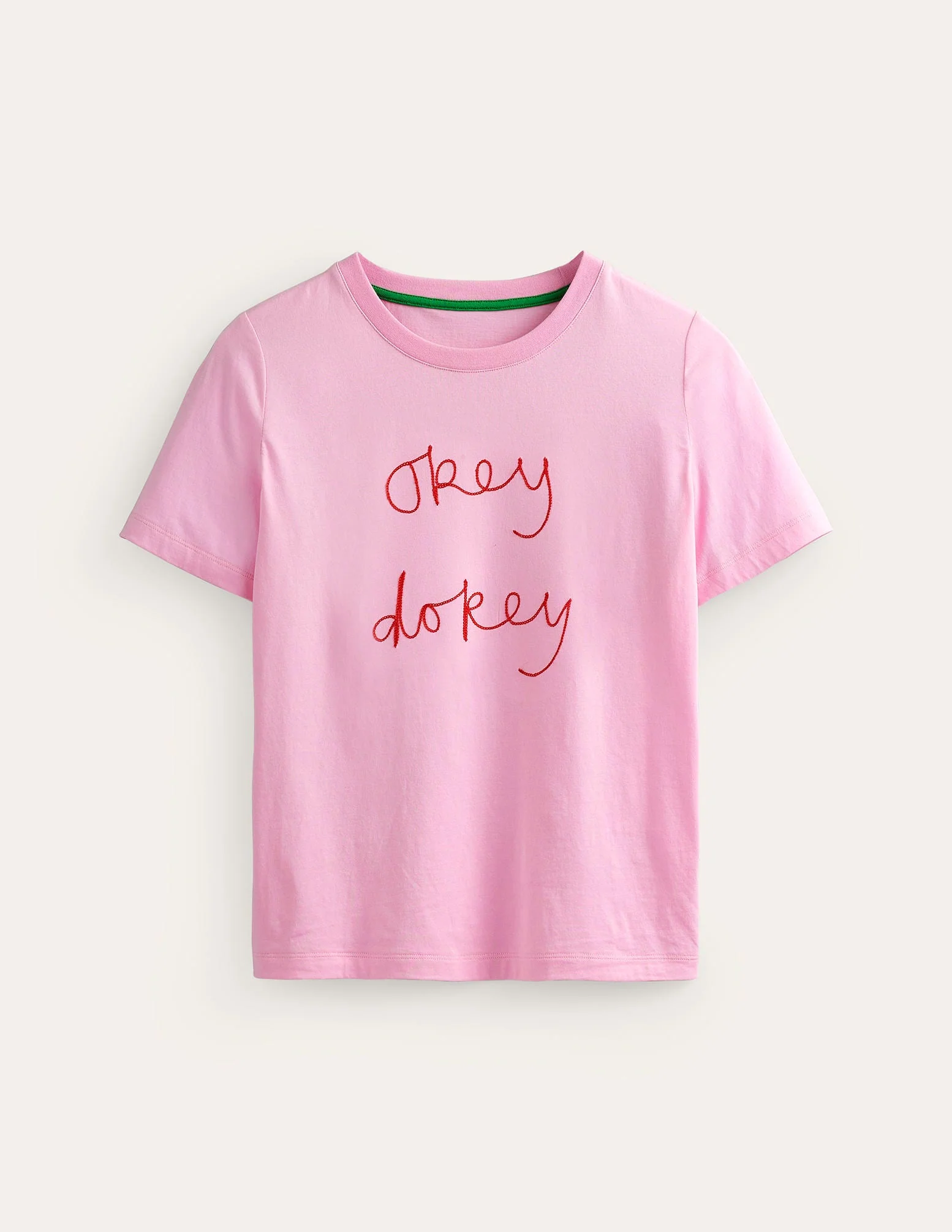 Rosa Embroidered T-Shirt-Sweet Lilac, Okey Dokey - Image 5