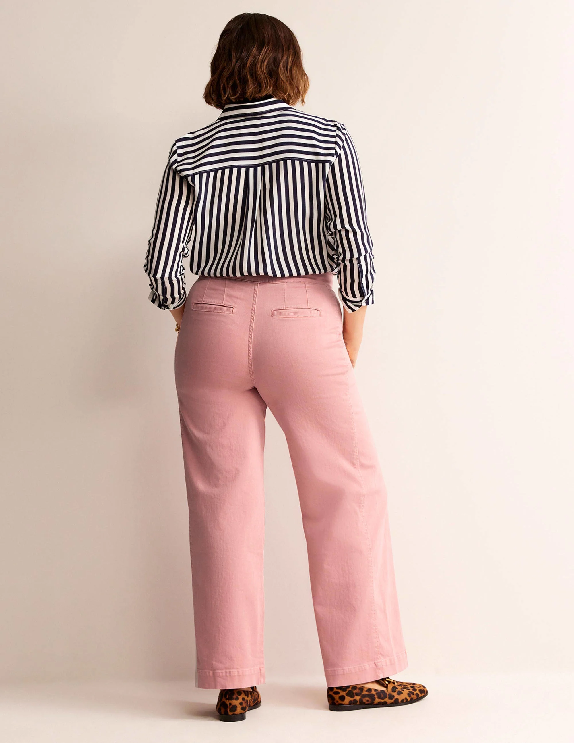 Sailor Wide Leg Pants-Pink - Image 9