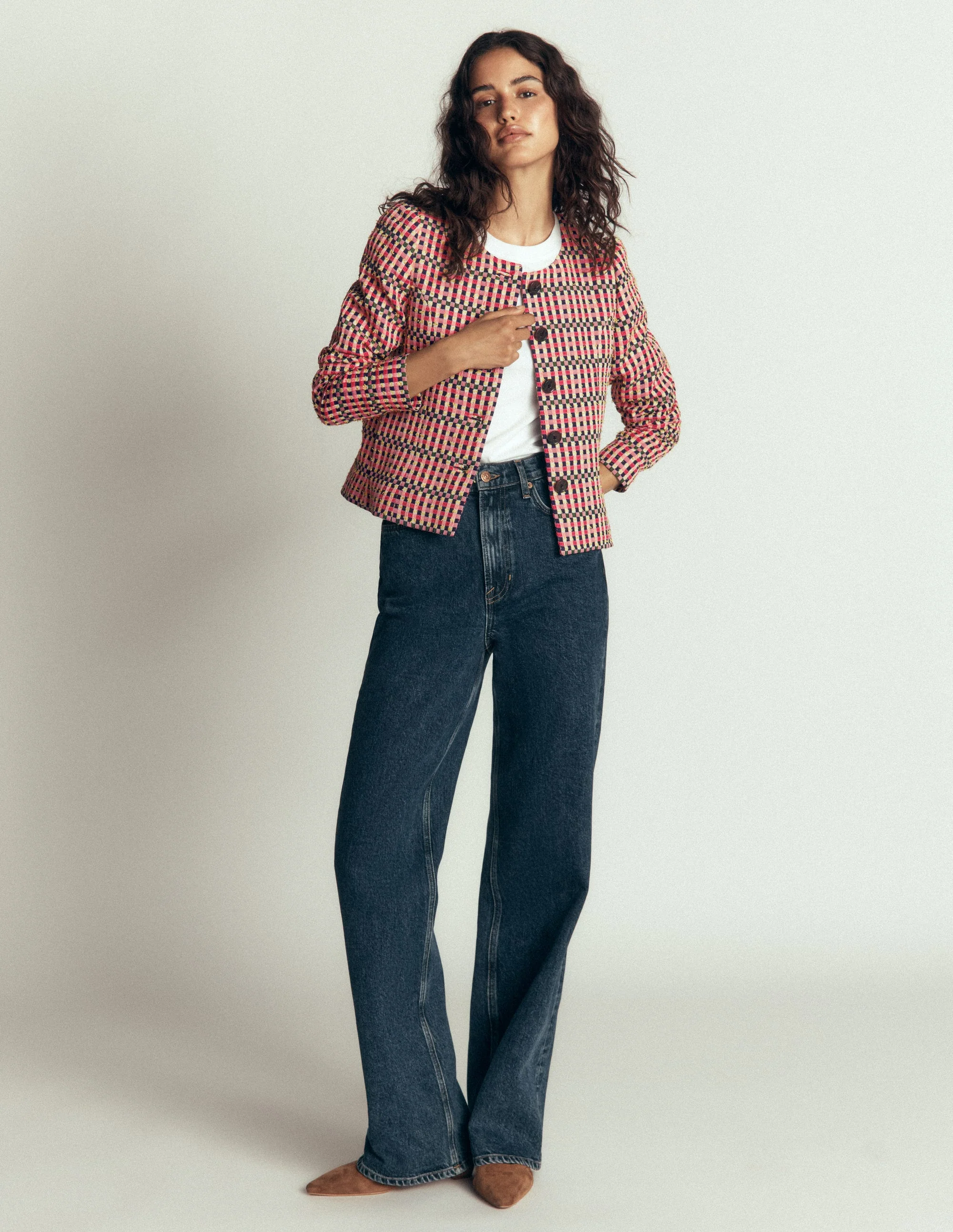 Salisbury Puff Sleeve Jacket-Multi - Image 4