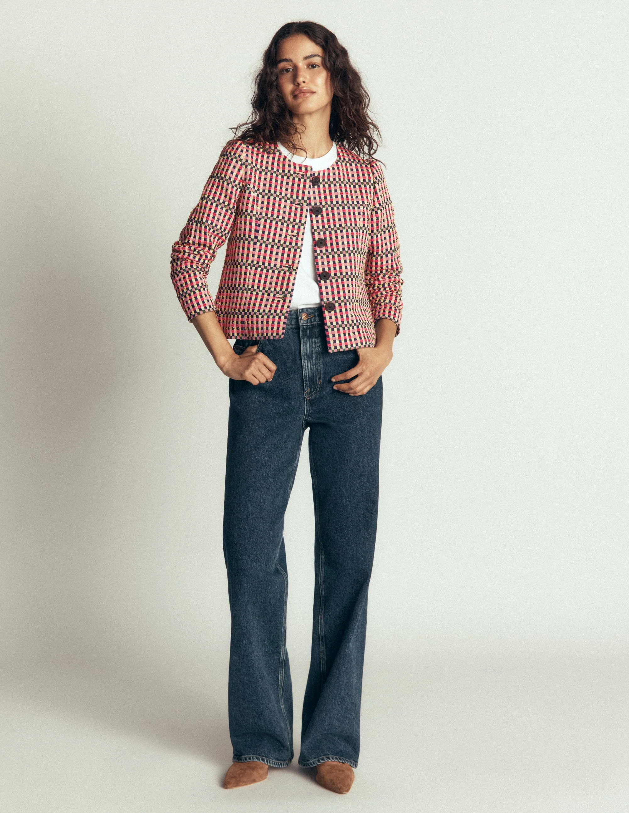 Salisbury Puff Sleeve Jacket-Multi - Image 7
